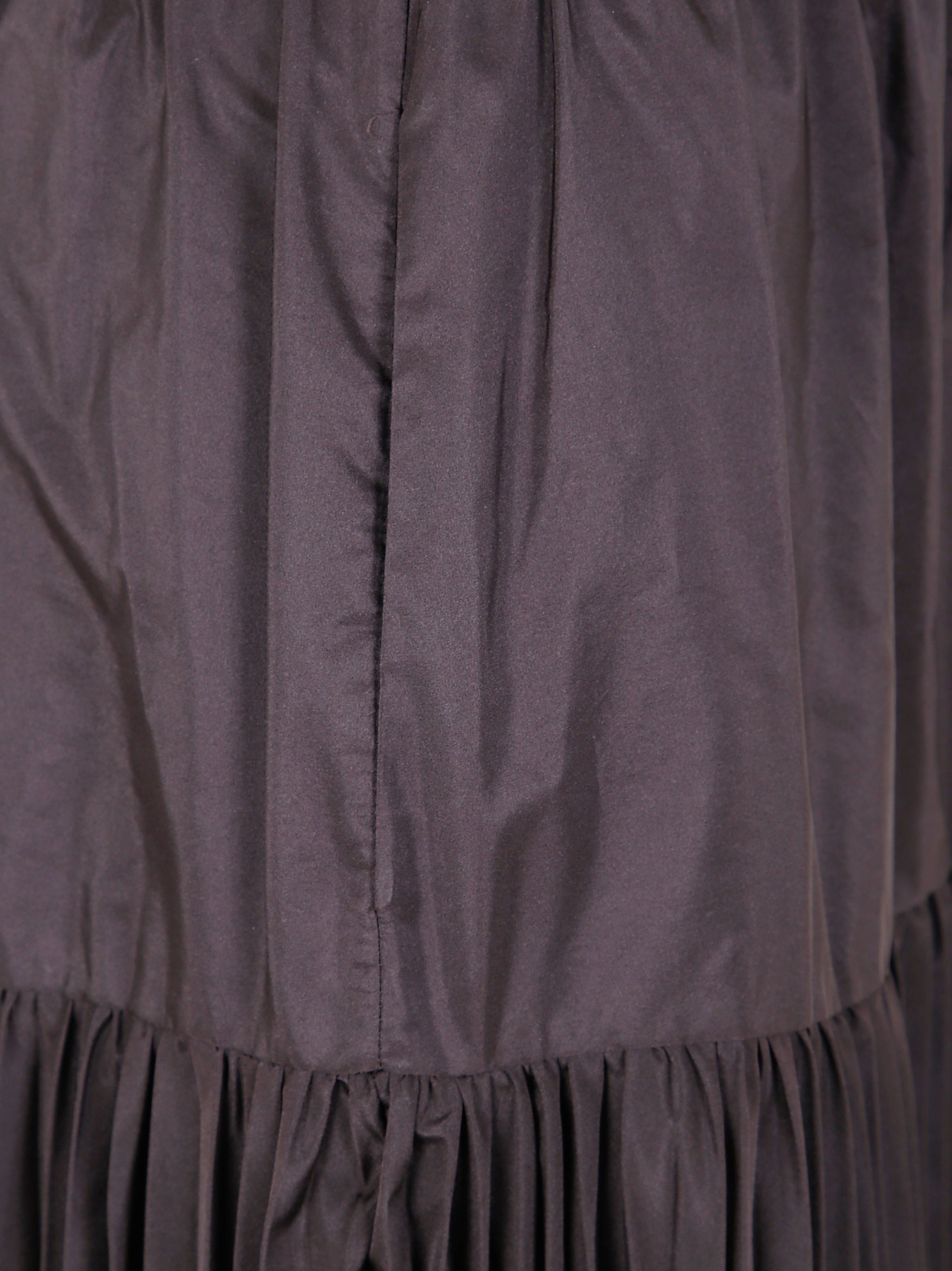 PAROSH Pleated Mini Skirt with Elasticated Waistband