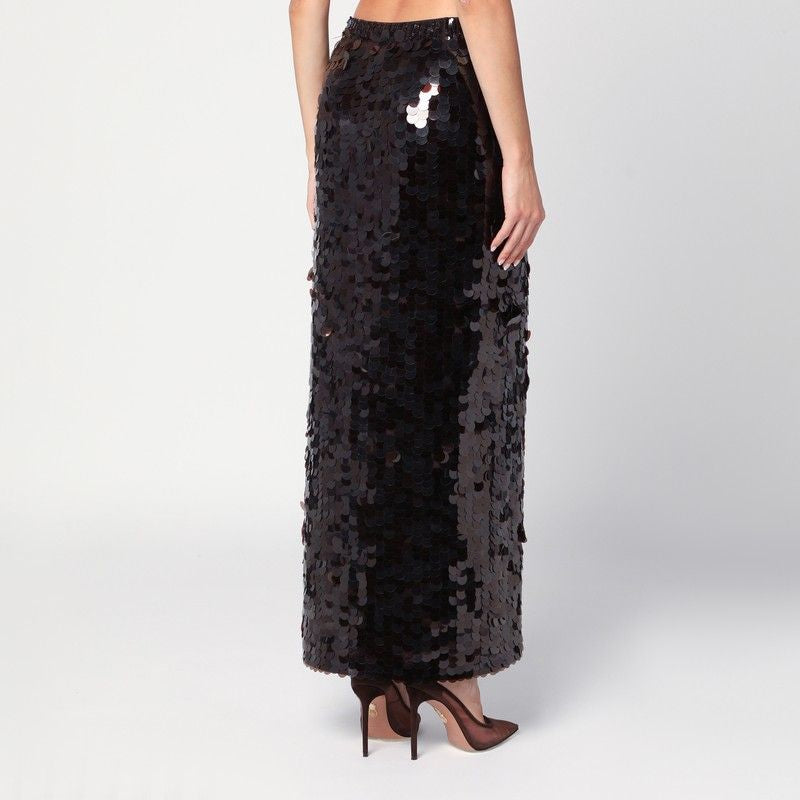 PAROSH Sequin Pencil Skirt