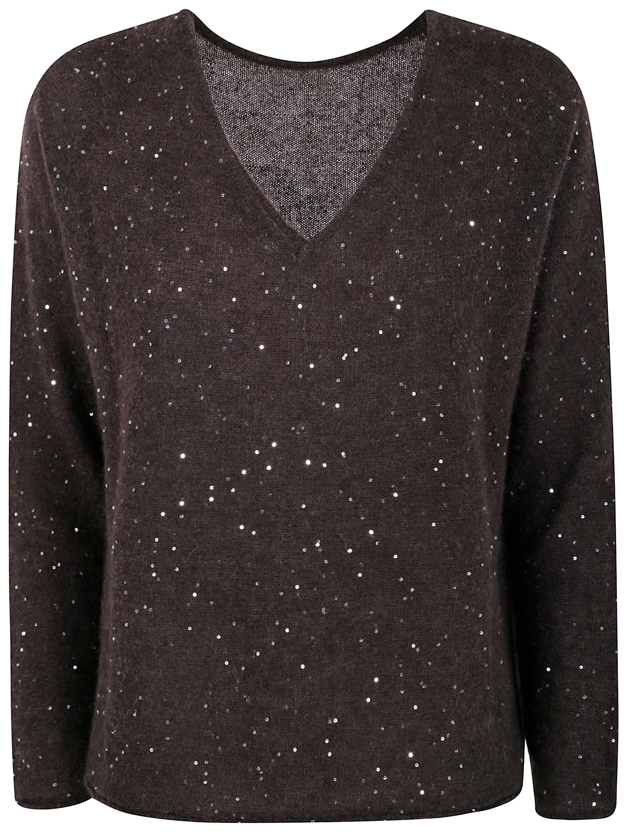 GENTRY PORTOFINO Round Neck Knit Sweater