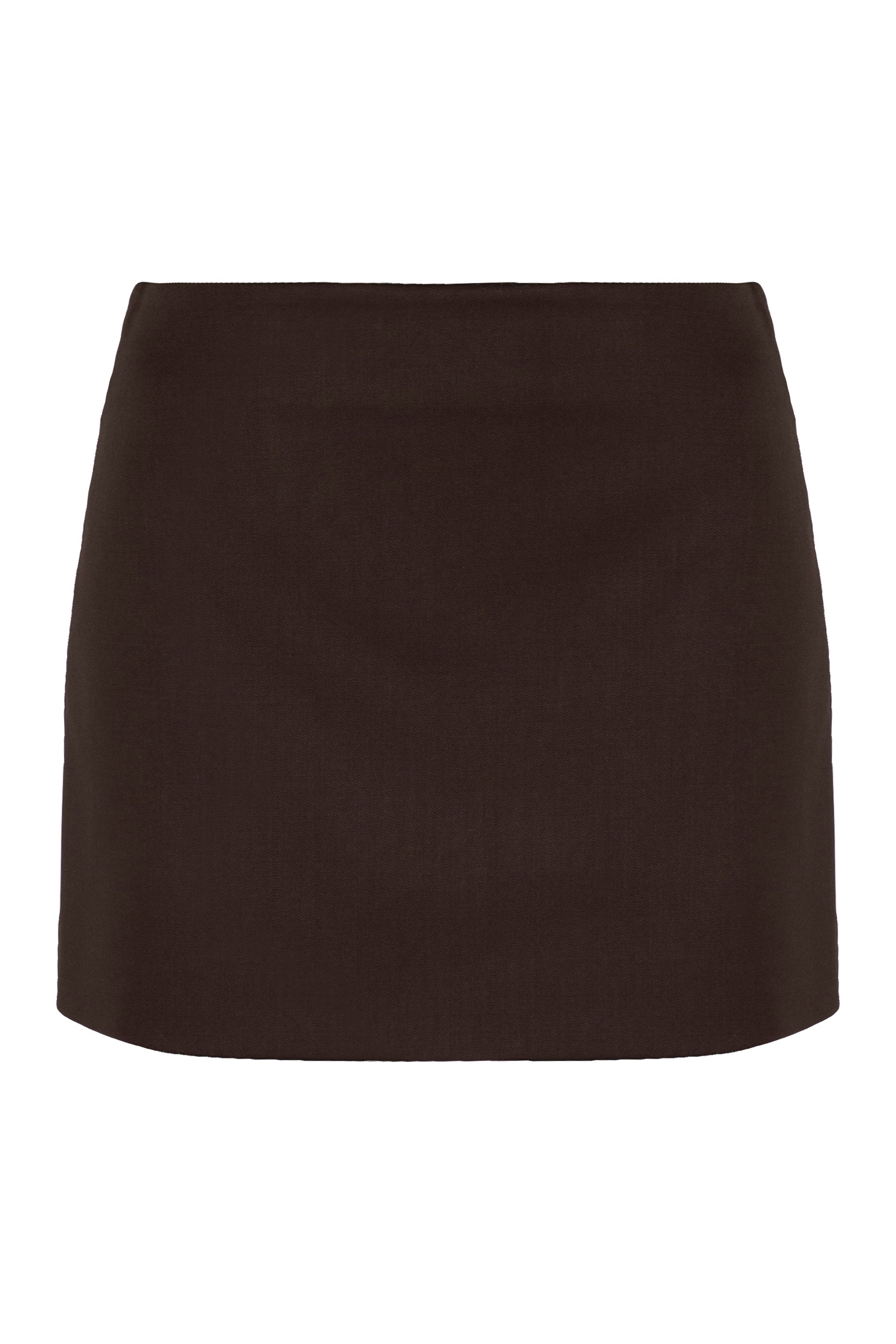 PAROSH Wool Mini Skirt for Women