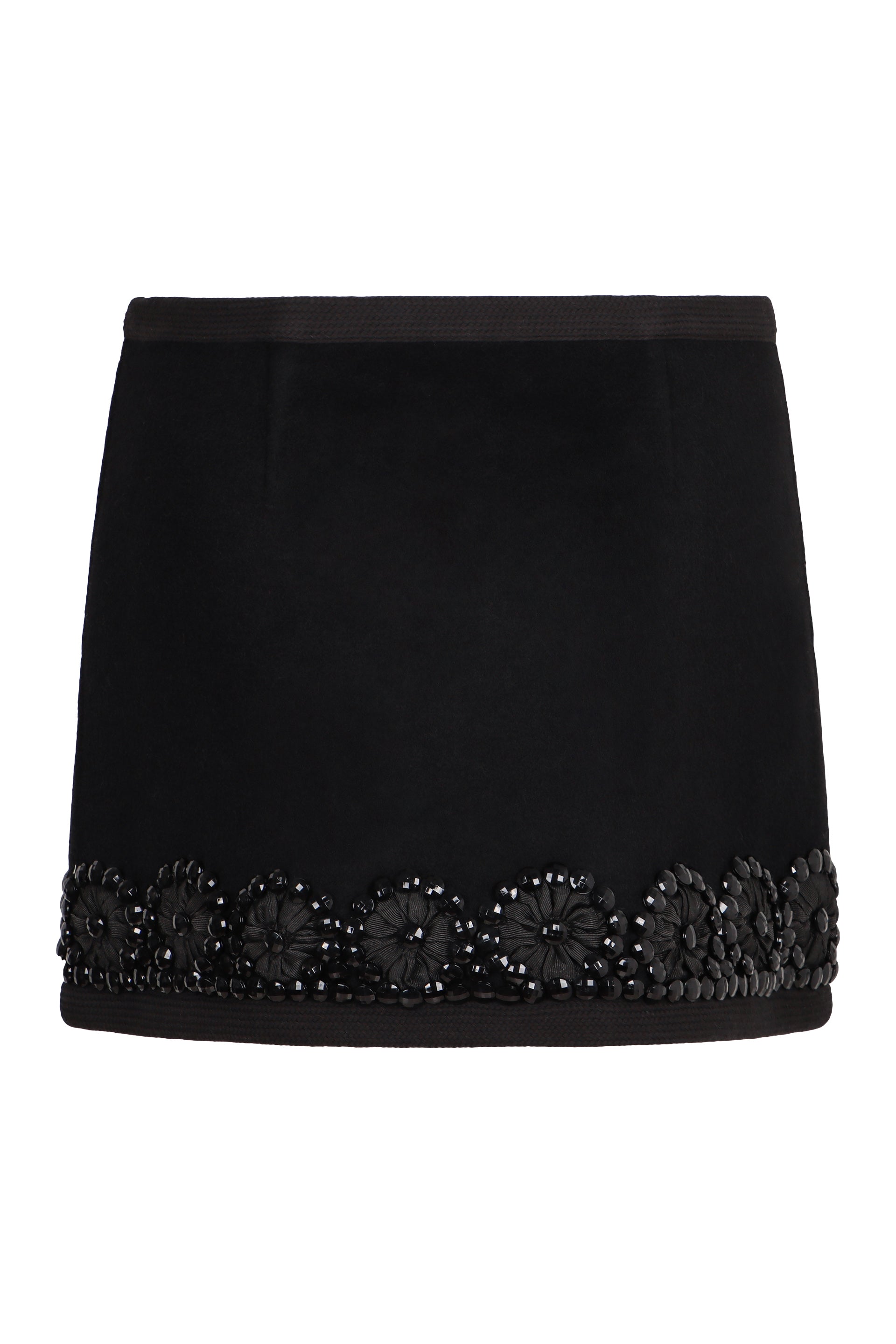 PAROSH Wool Skirt with Elegant Design