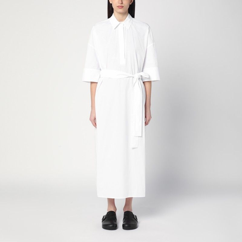 PAROSH Chic Cotton Chemise Dress for Women - SS25