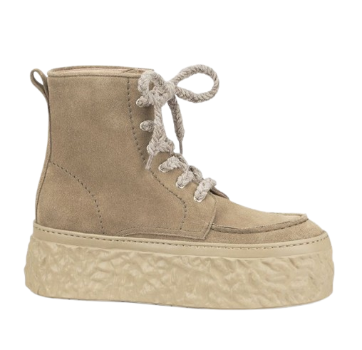 AGL Suede Platform Sneakers for Women