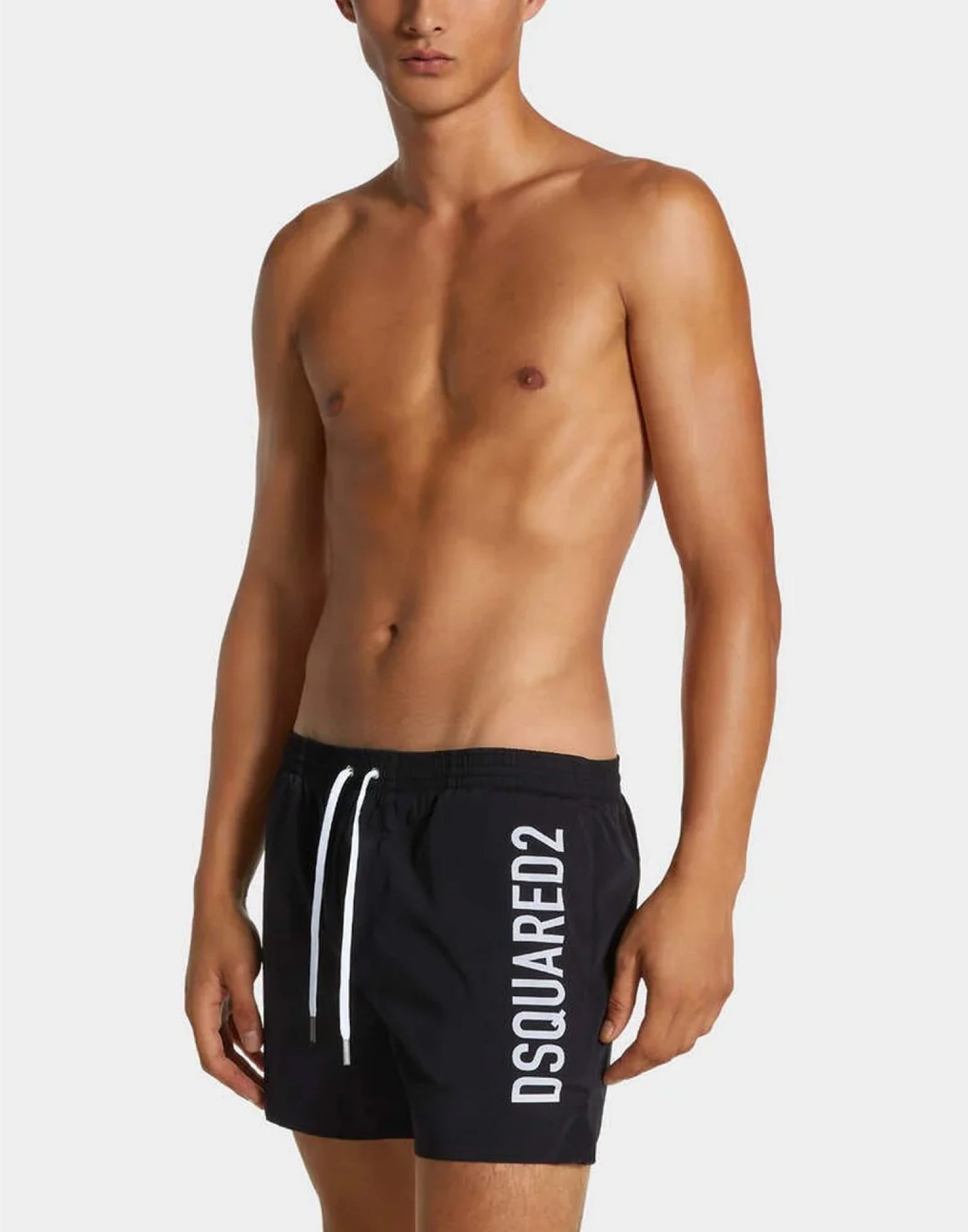 DSQUARED2 Logo Midi Swim Shorts