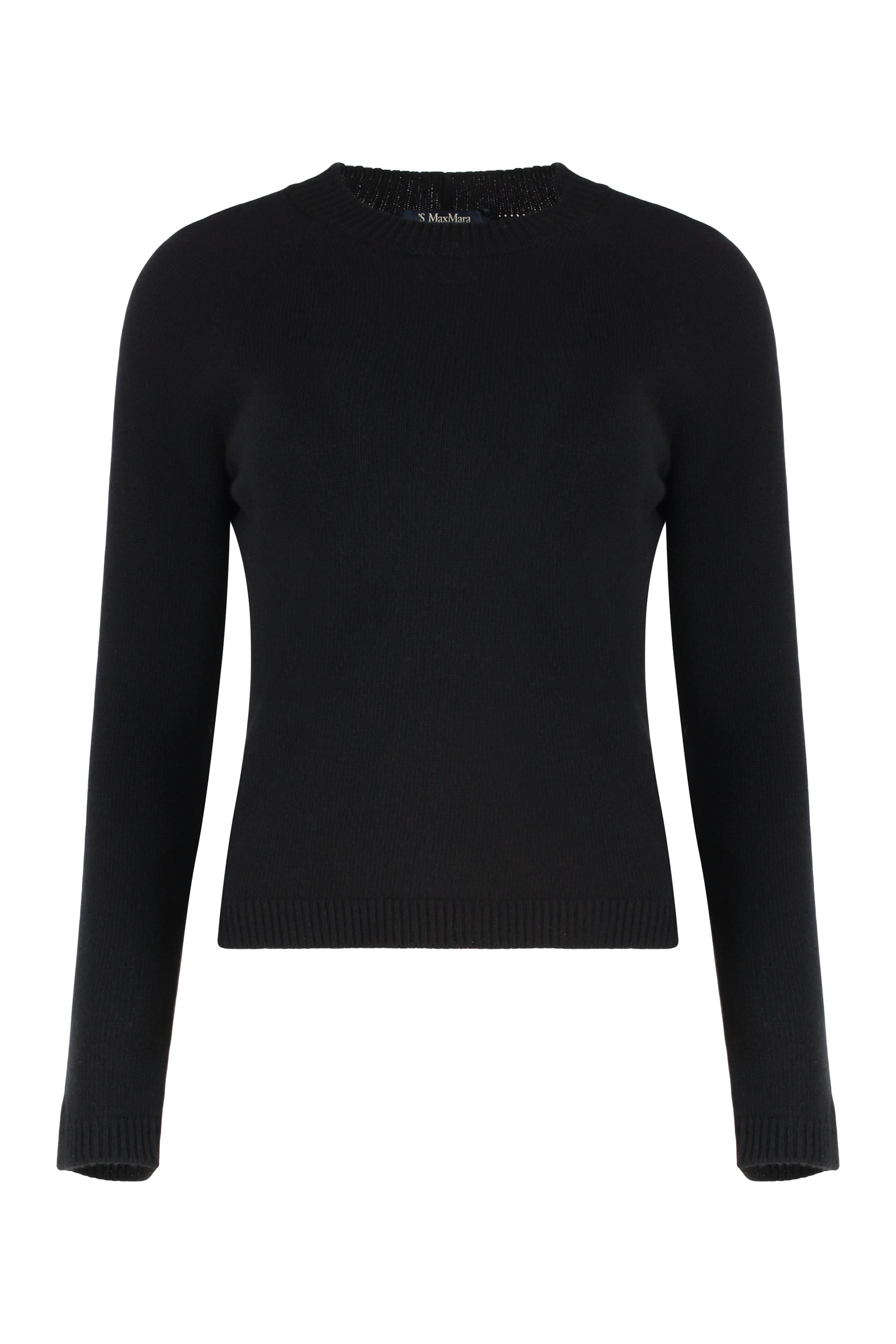 S MAX MARA Crew Neck Wool and Cashmere Sweater