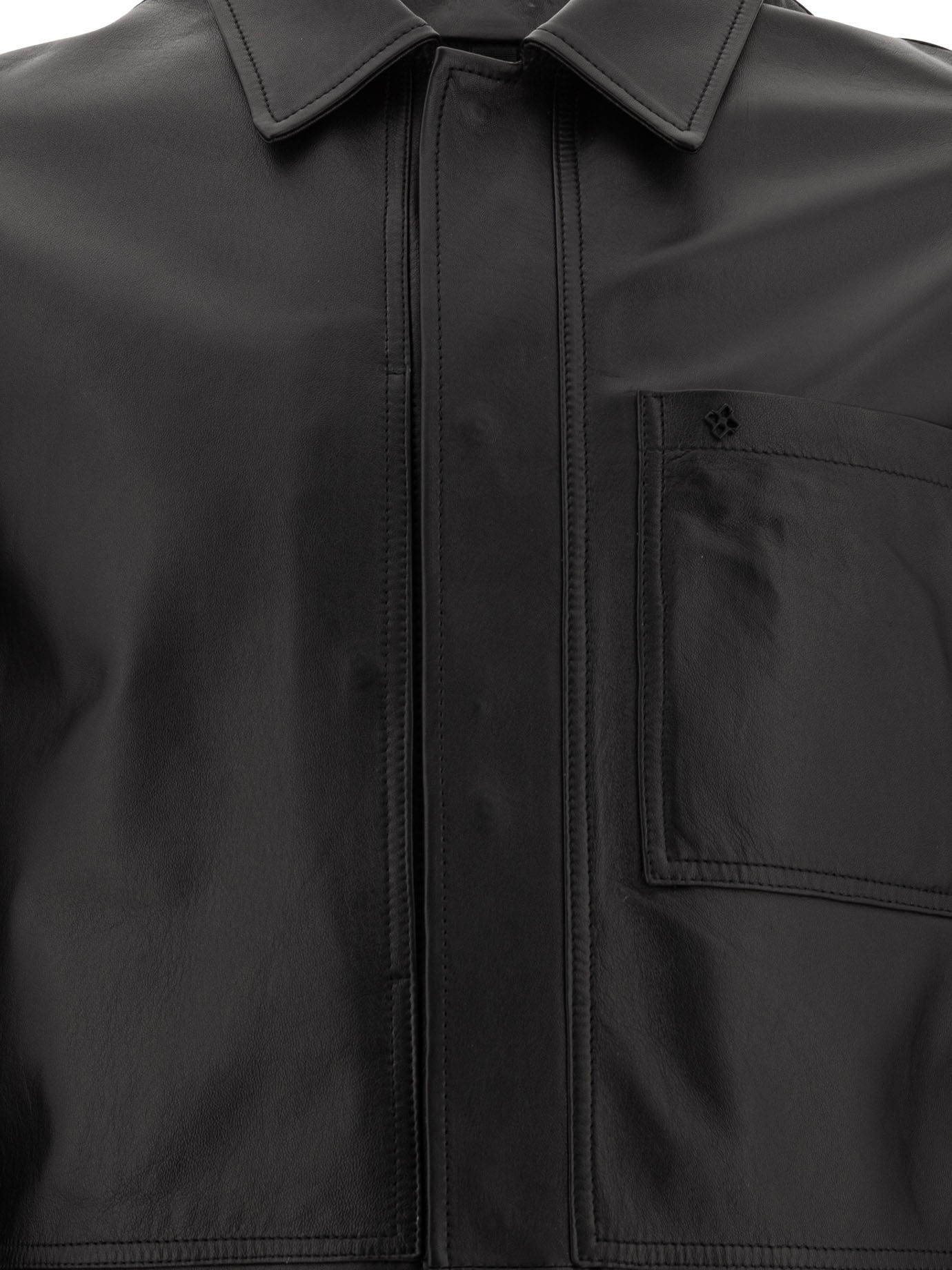 TAGLIATORE Men's Slim Fit Luxurious Leather Jacket