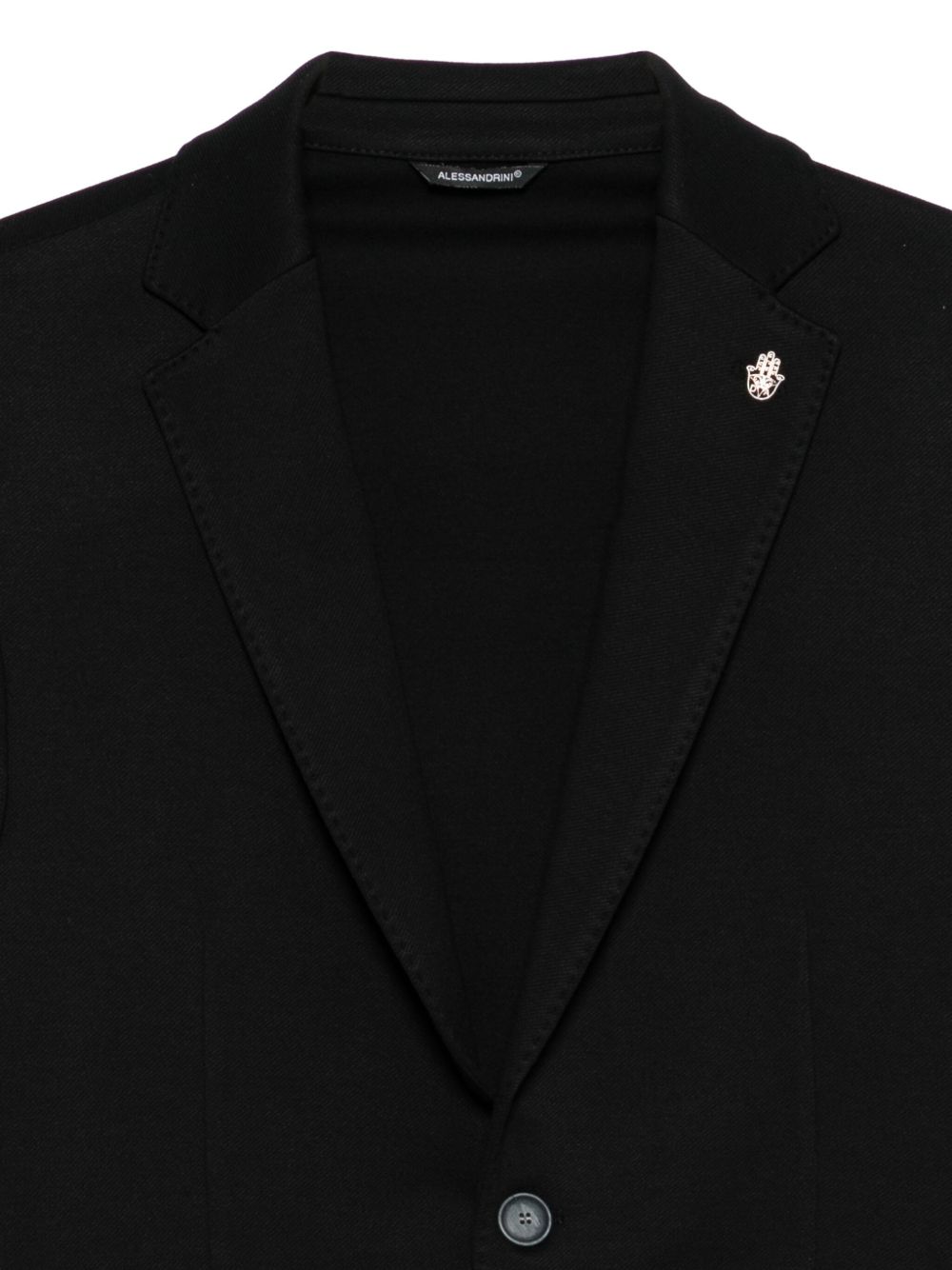 DANIELE ALESSANDRINI Tailored Black Jacket for Men