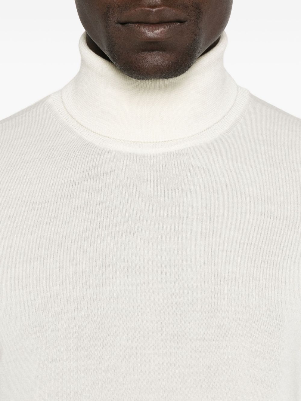 DANIELE FIESOLI Men's Sophisticated Merino Wool Sweater