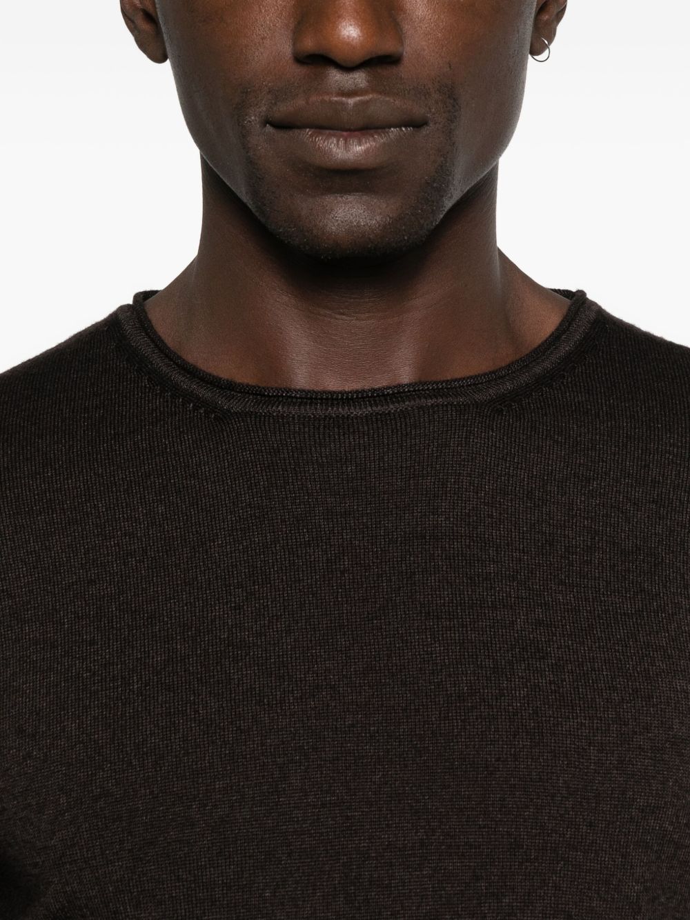 DANIELE FIESOLI Men's Wool Sweater - Classic Fit