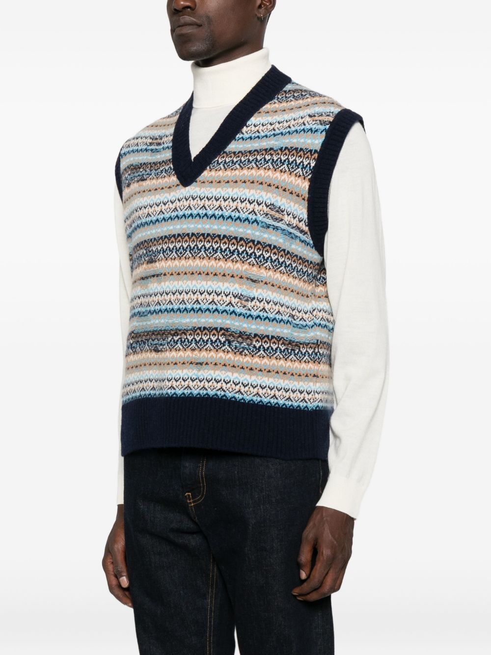DANIELE FIESOLI Multicolour Men's Sweater - Perfect for FW25