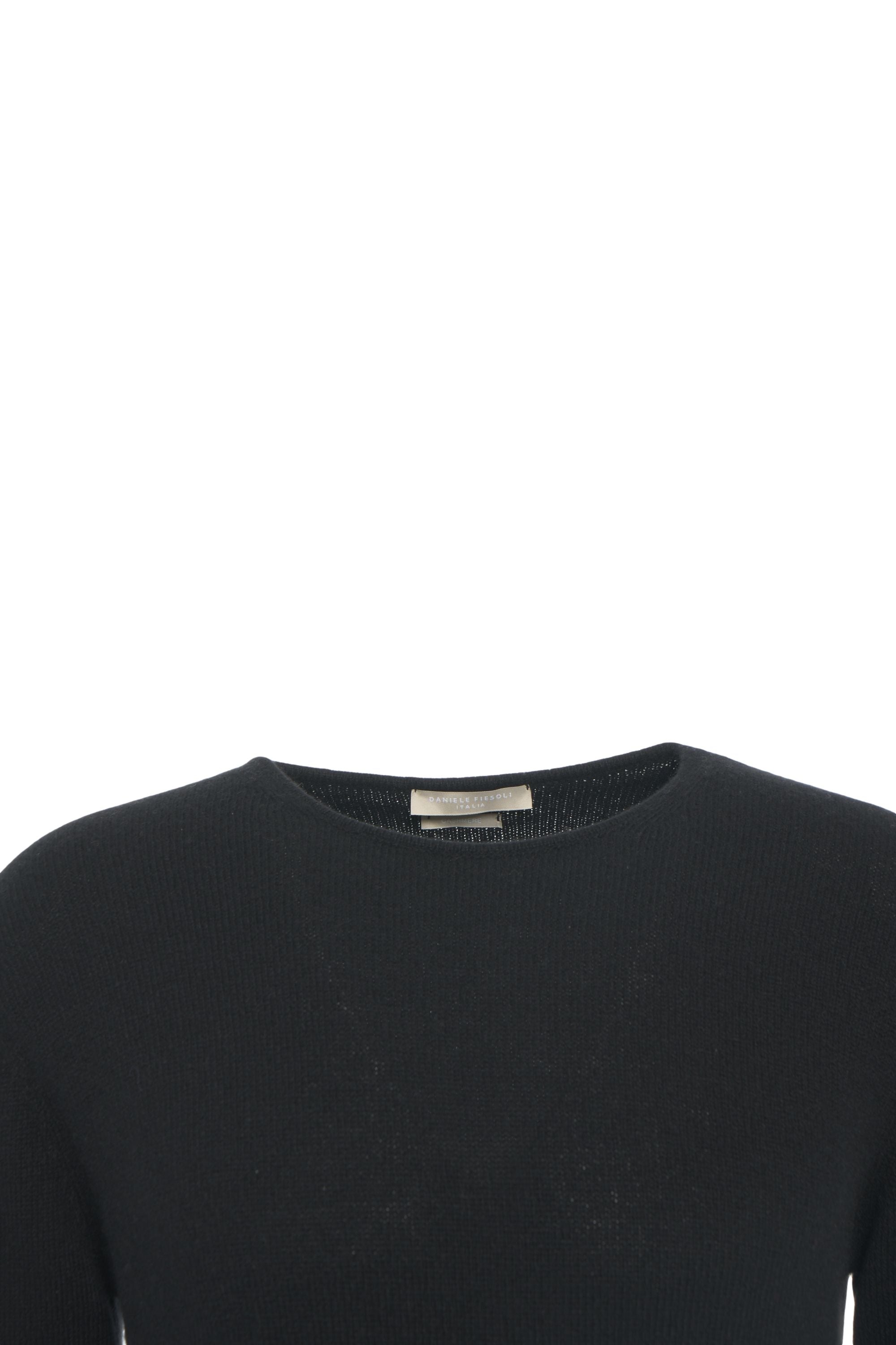 DANIELE FIESOLI Luxurious Cashmere Pullover for Men - Classic Crew Neck