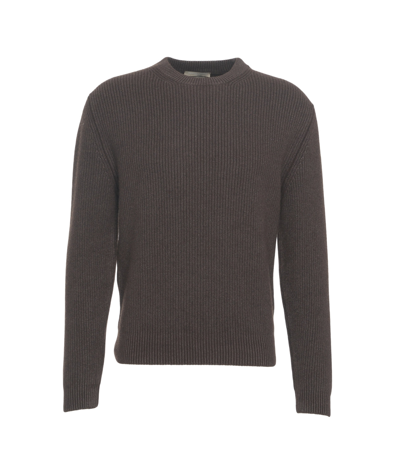 DANIELE FIESOLI Classic Ribbed Cashmere Pullover for Men - FW25