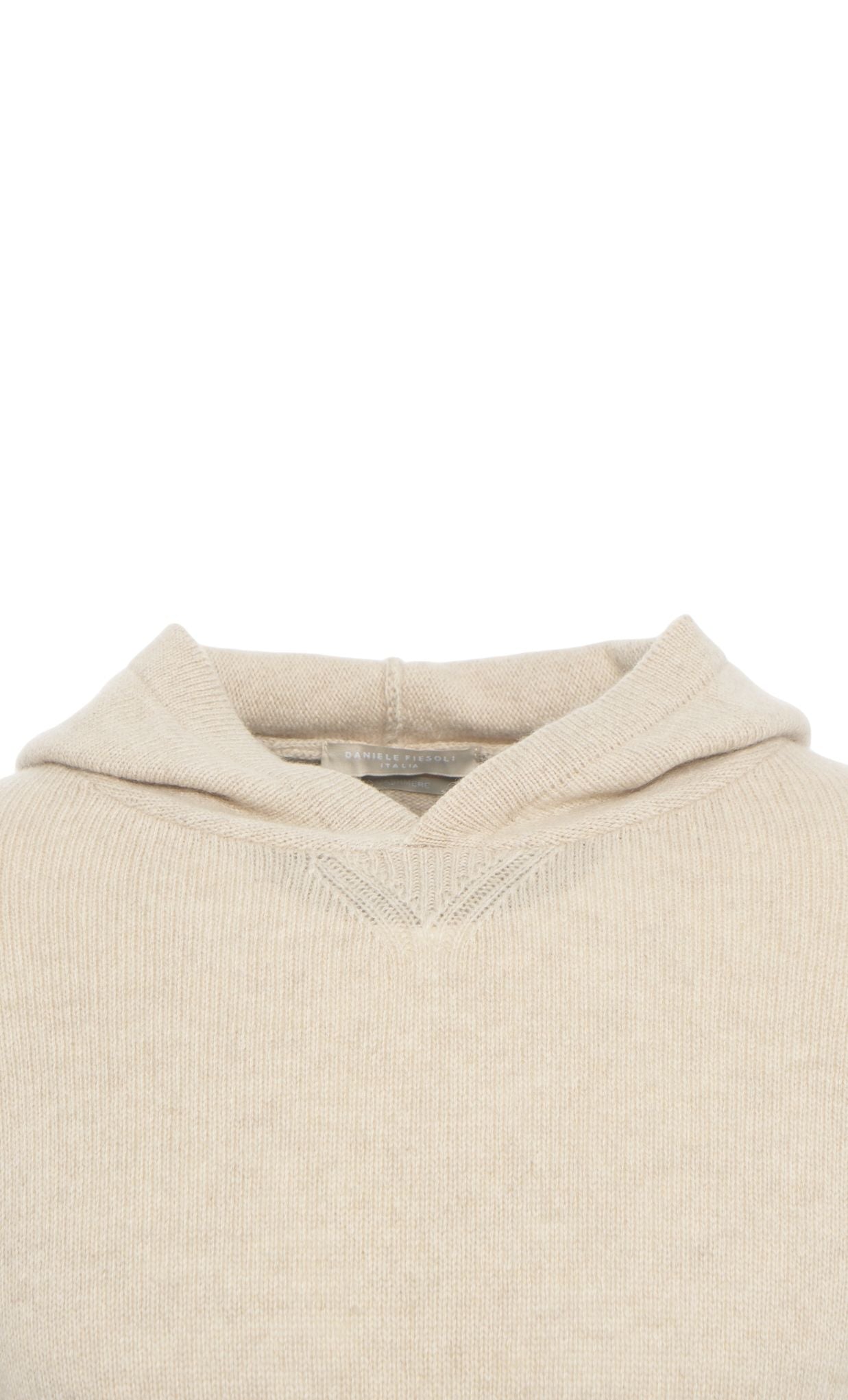 DANIELE FIESOLI Cashmere Pullover Hoodie for Men - Size S