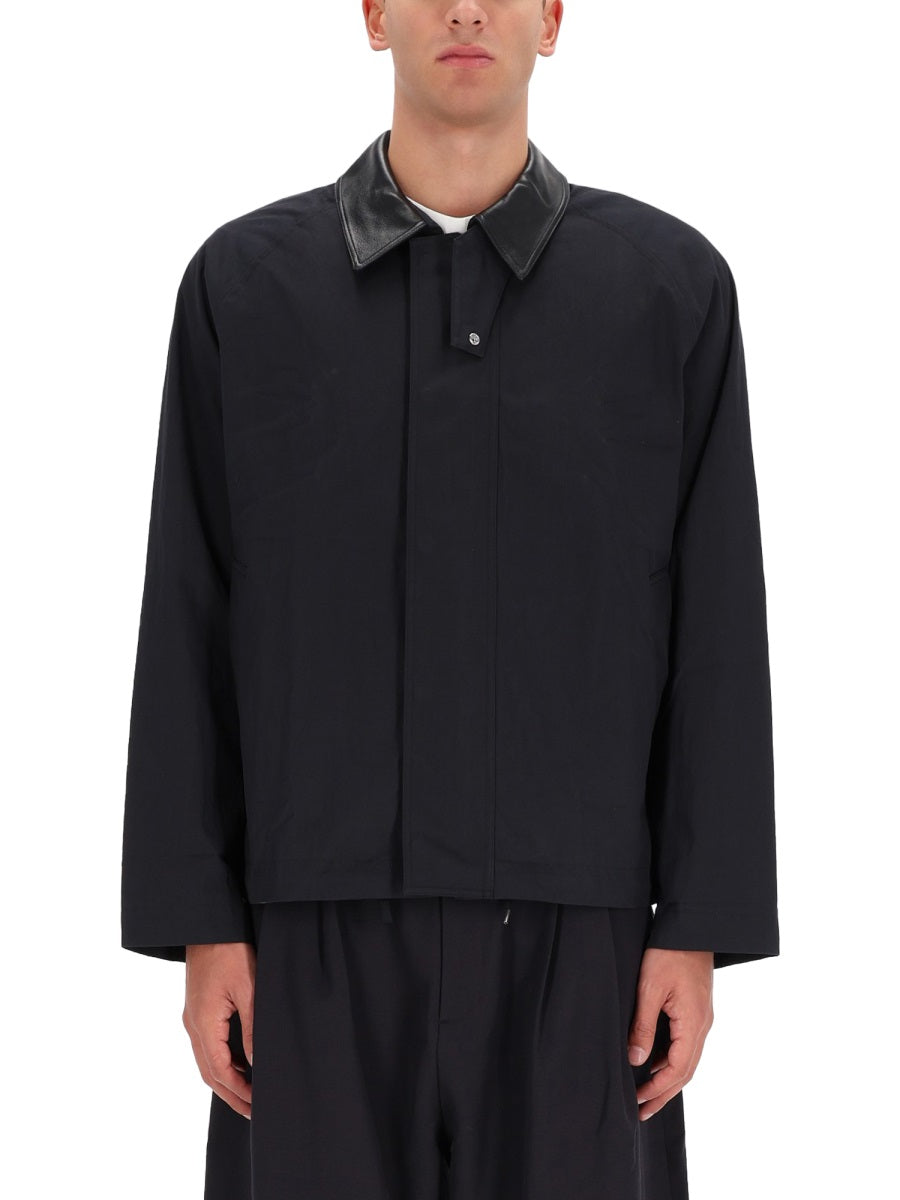 STUDIO NICHOLSON Short Zipper Jacket for Men