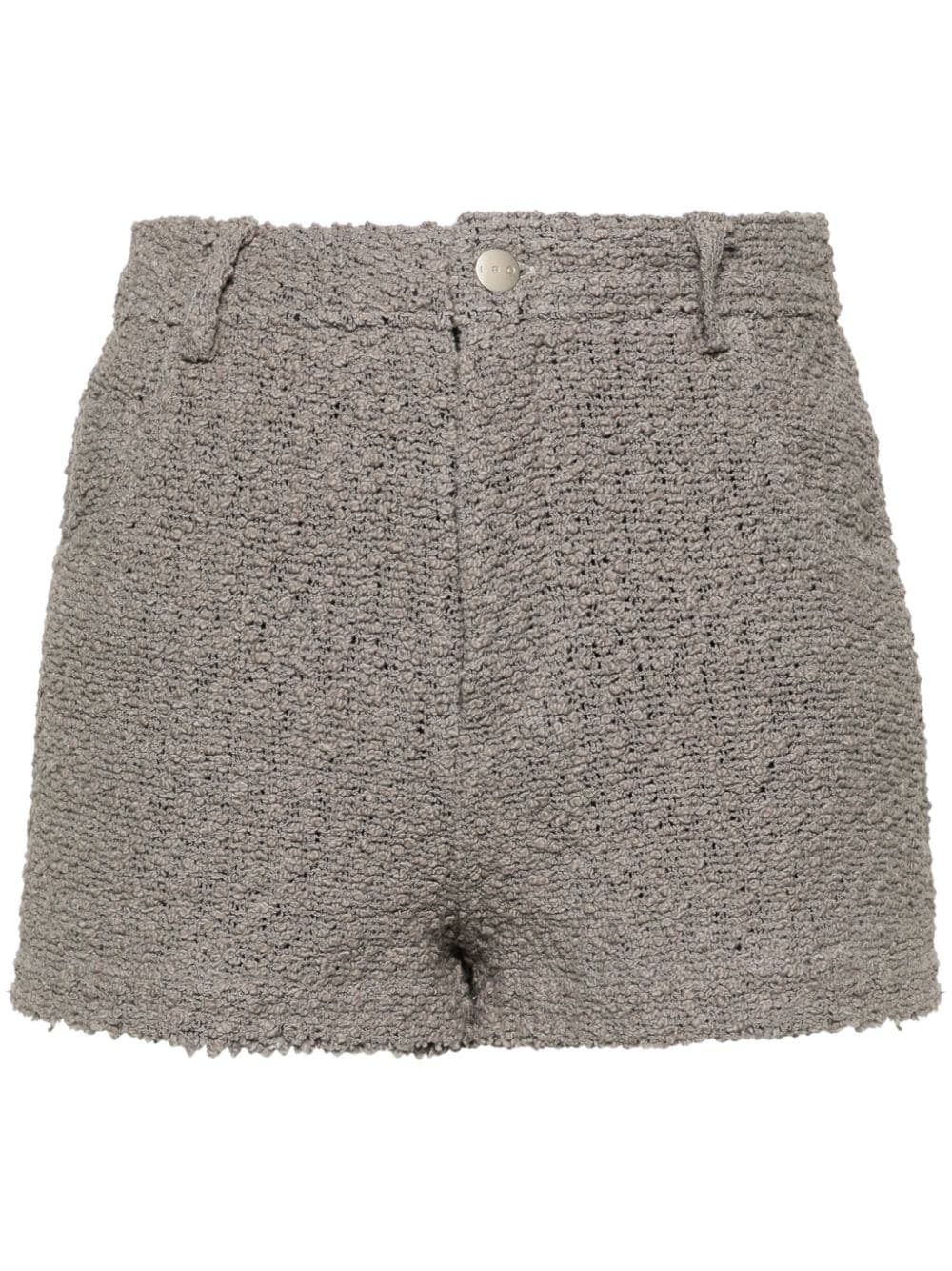 IRO High-Waisted Cotton Blend Mini Shorts