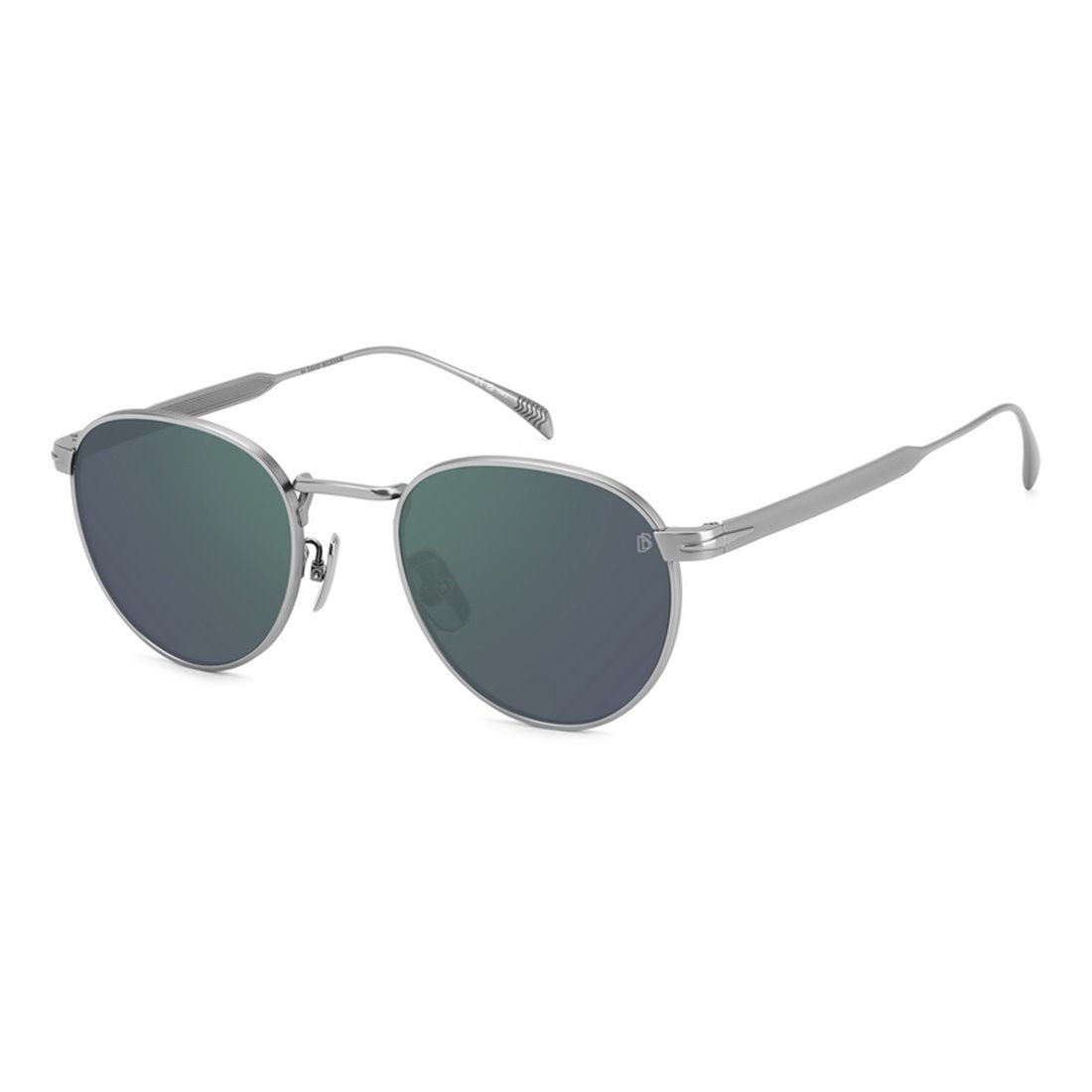 DAVID BECKHAM Matte Titanium Sunglasses for Men
