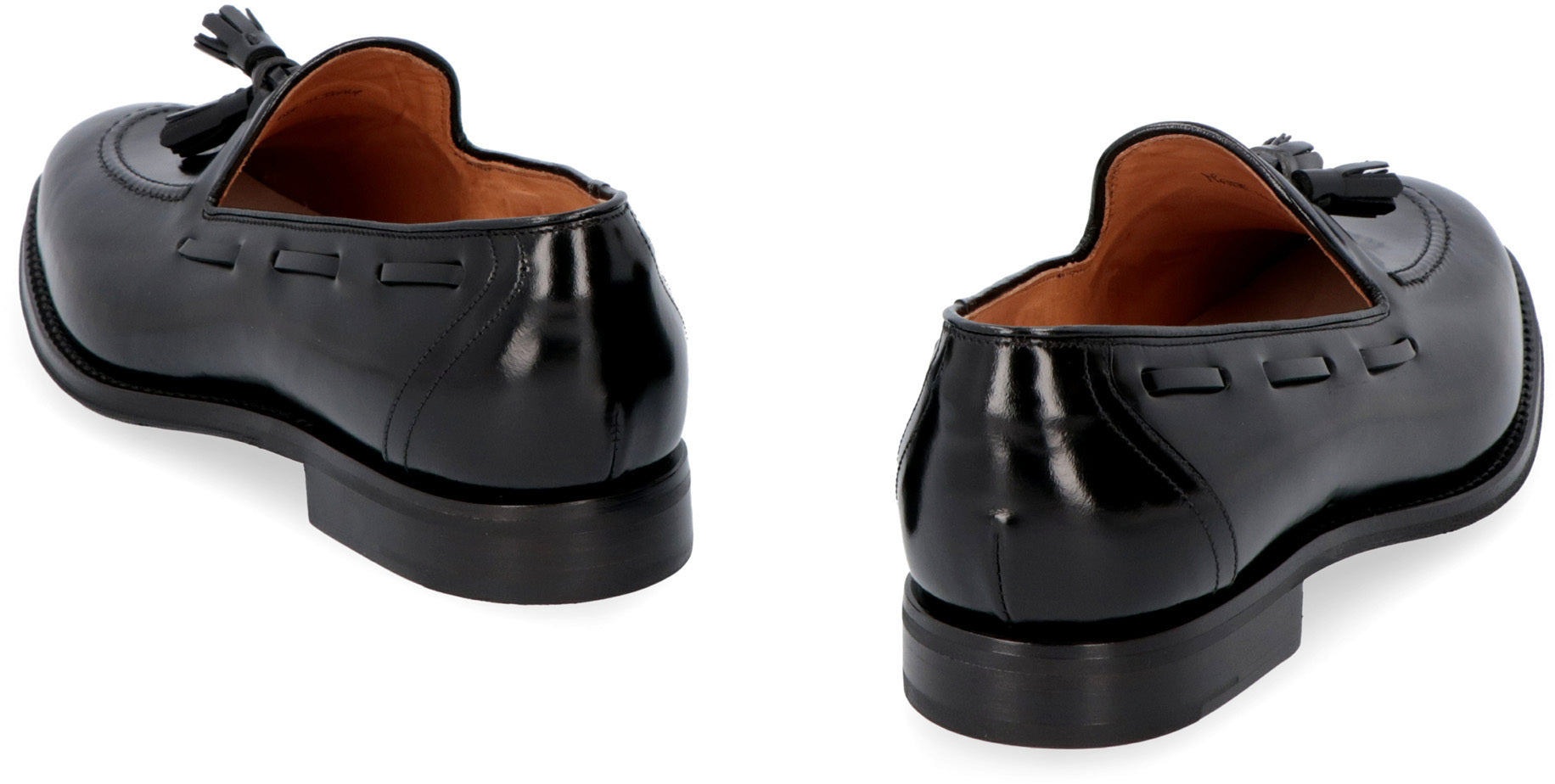 CHURCH'S Brushed Leather Loafers with Round Almond Toes