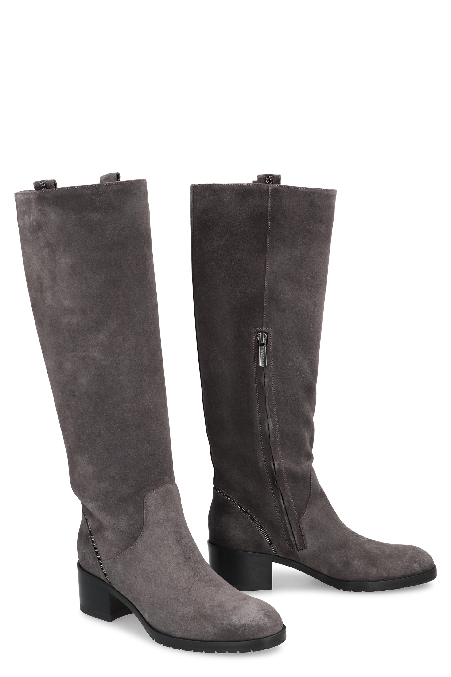 DOUCAL'S Sophisticated High Ankle Suede Boots for Women