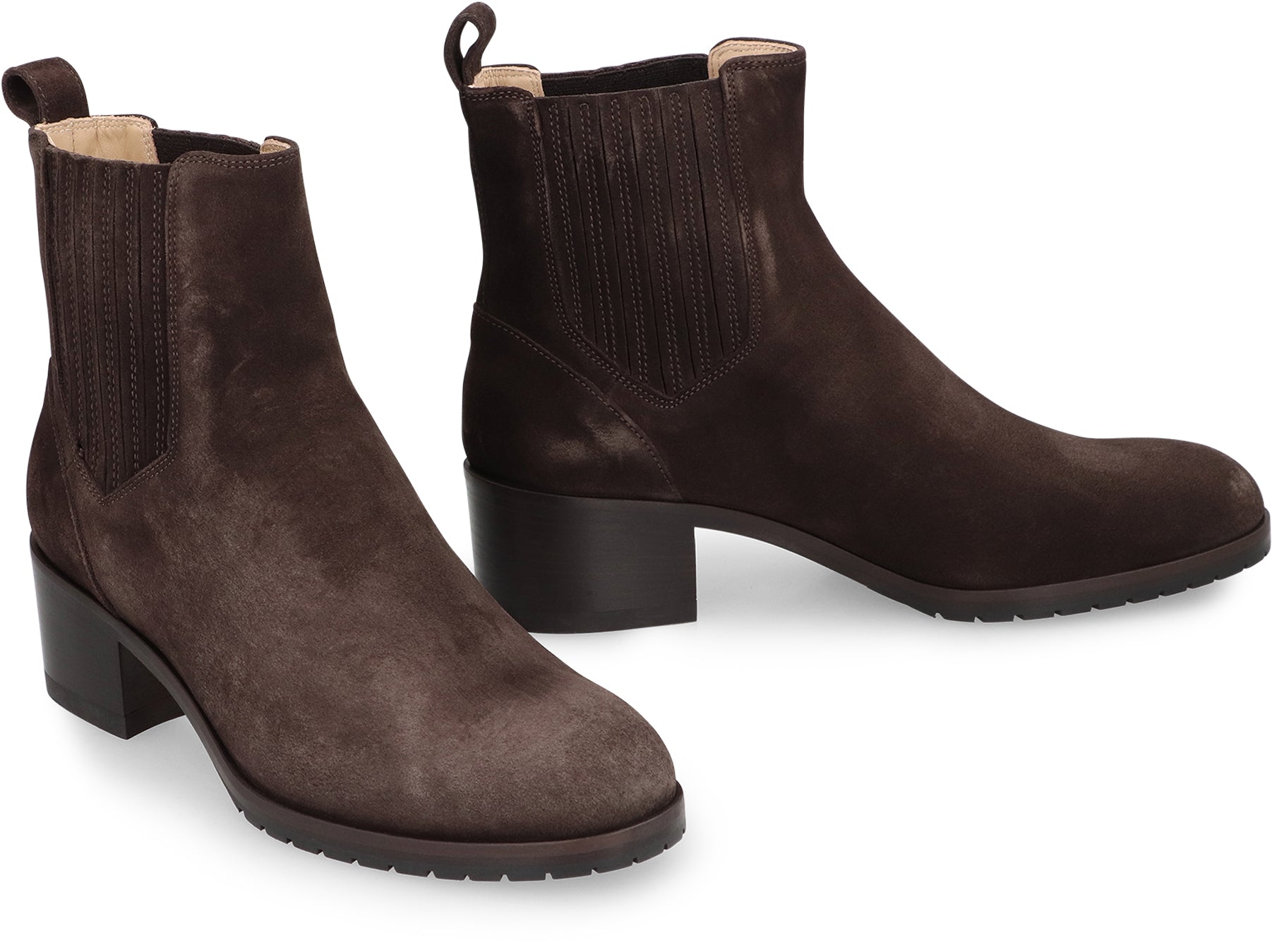 DOUCAL'S Suede Ankle Boots with Elegant Design
