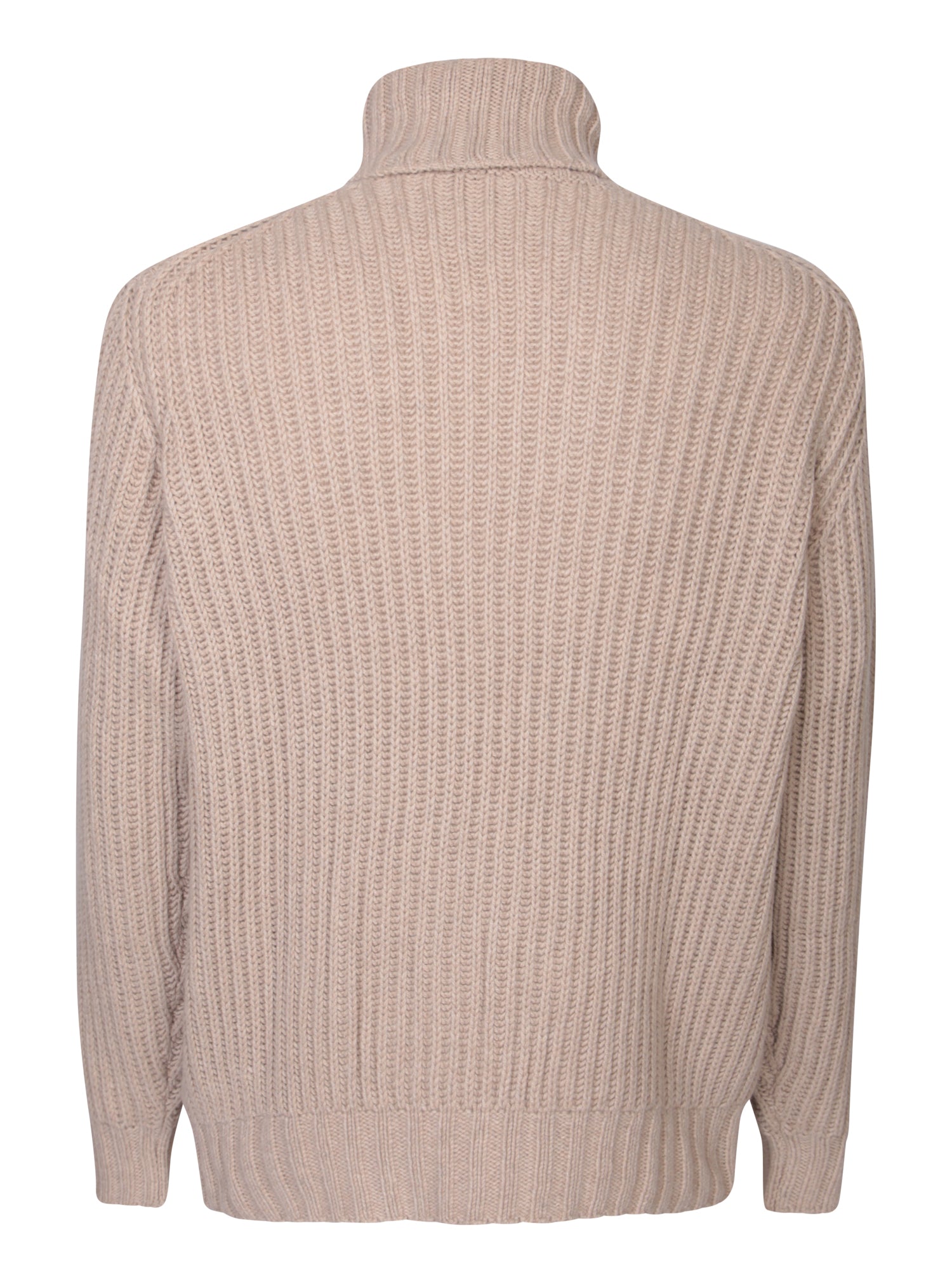DELL'OGLIO Luxurious High Neck Cashmere Pullover for Men