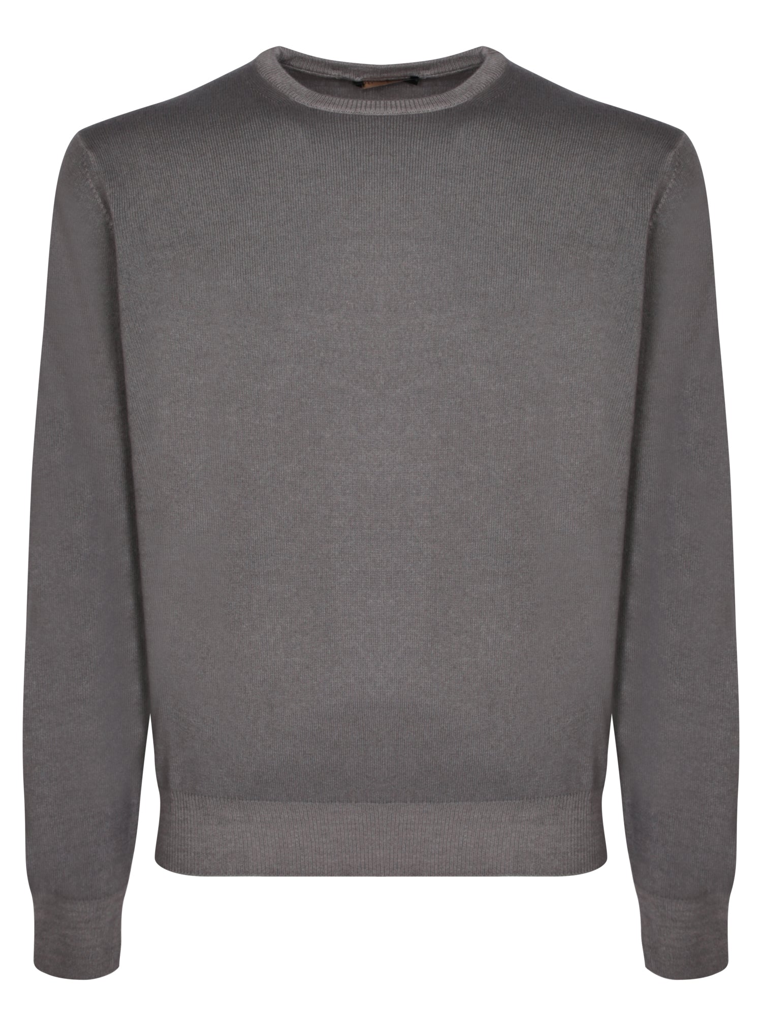 DELL'OGLIO Men's Luxurious Cashmere Blend Round-Neck Pullover