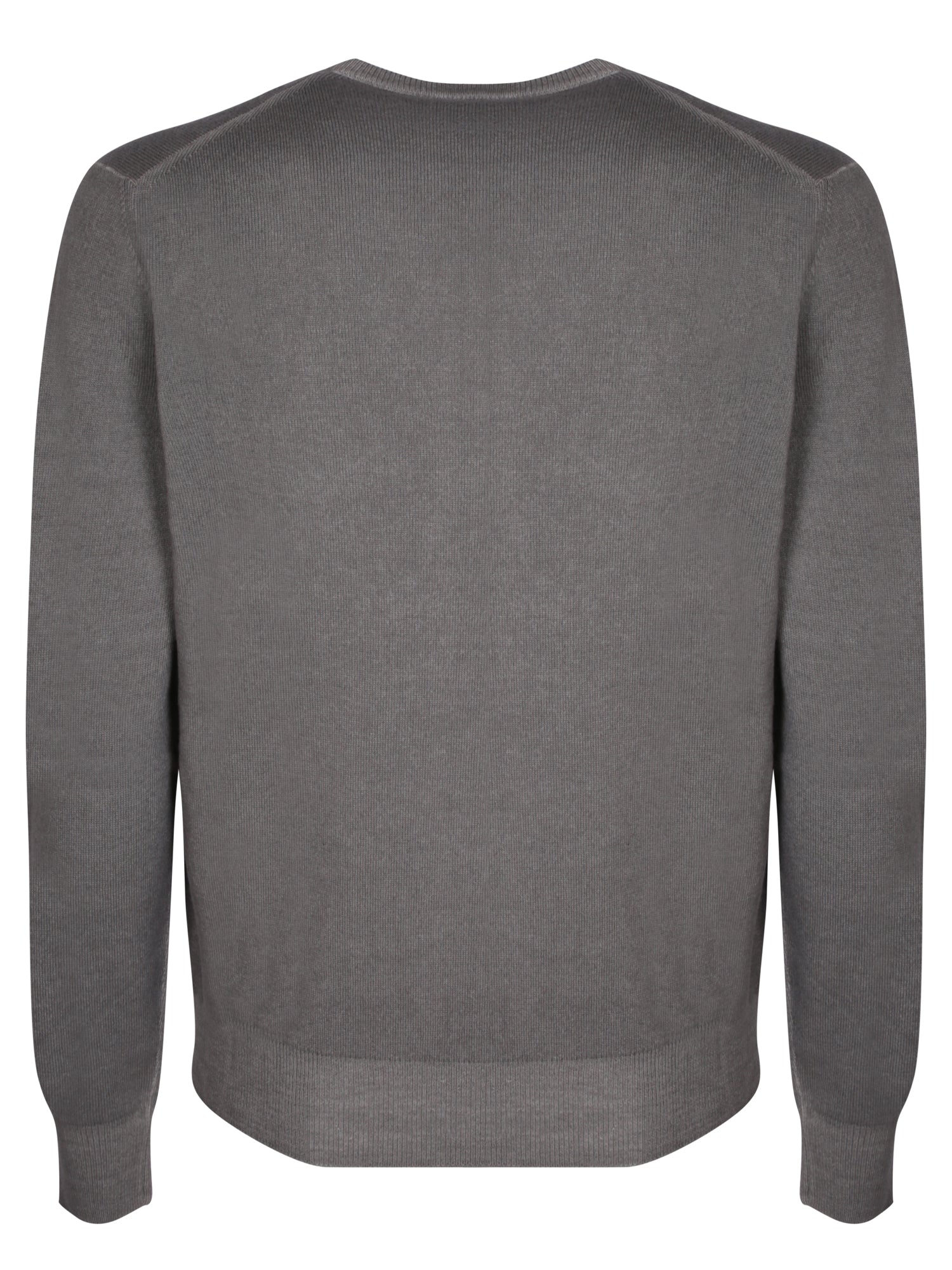 DELL'OGLIO Men's Luxurious Cashmere Blend Round-Neck Pullover