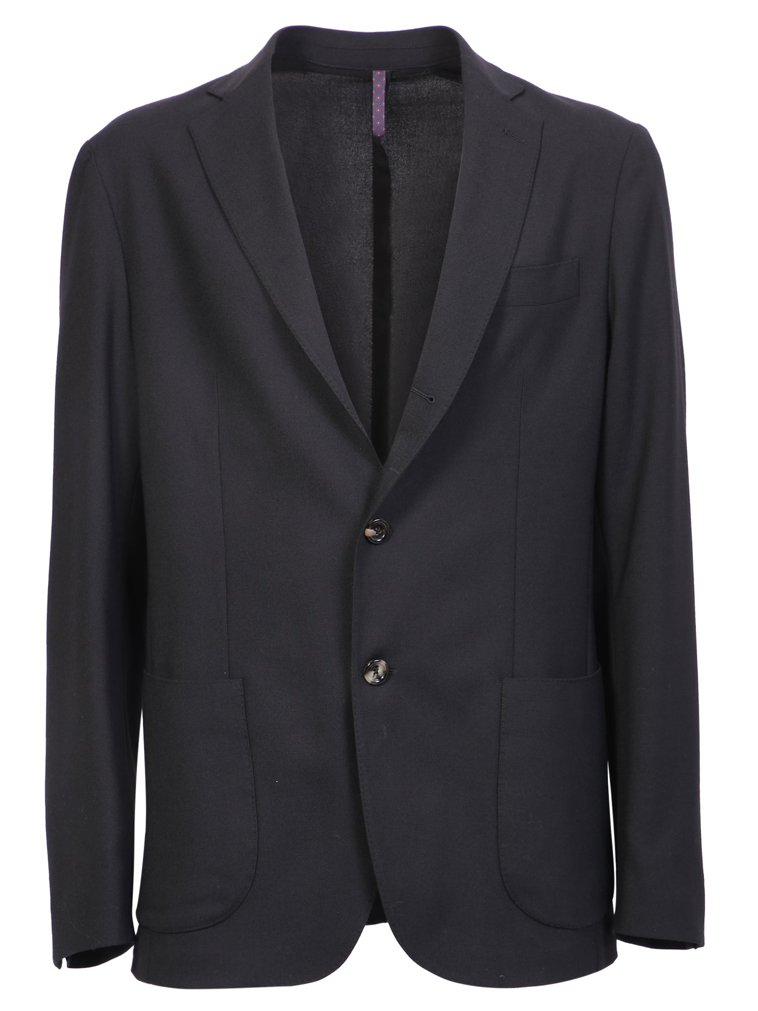 DELL'OGLIO Classic Black Suit for Men - Tapered Fit