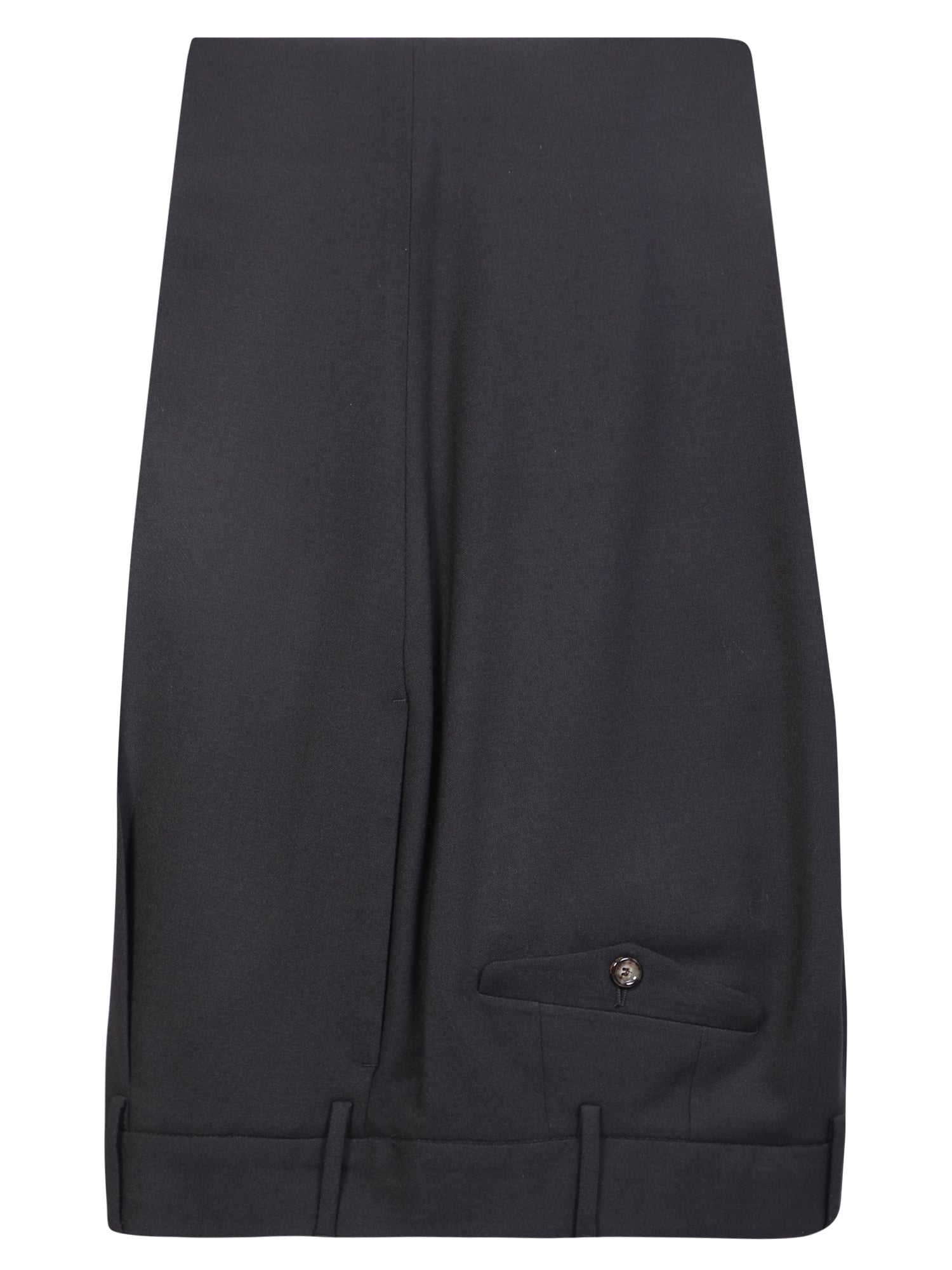 DELL'OGLIO Classic Black Suit for Men - Tapered Fit