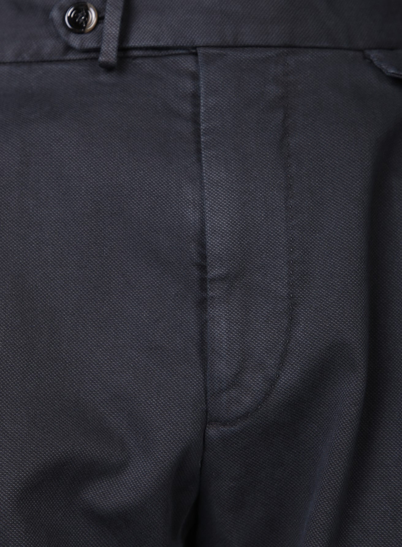 DELL'OGLIO Sleek Black Trousers for Men - FW25 Style