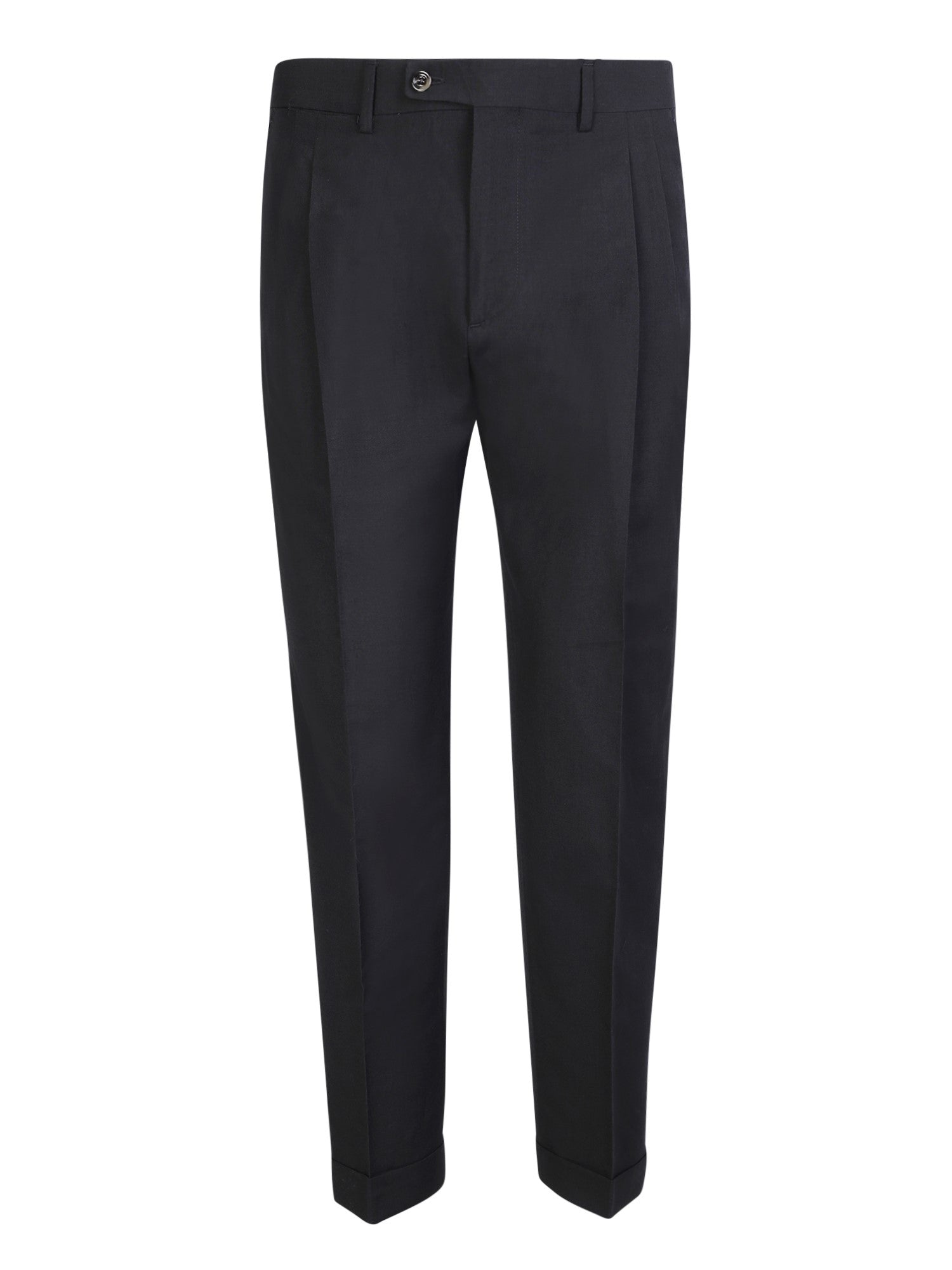 DELL'OGLIO Sleek Straight Leg Trousers for Men