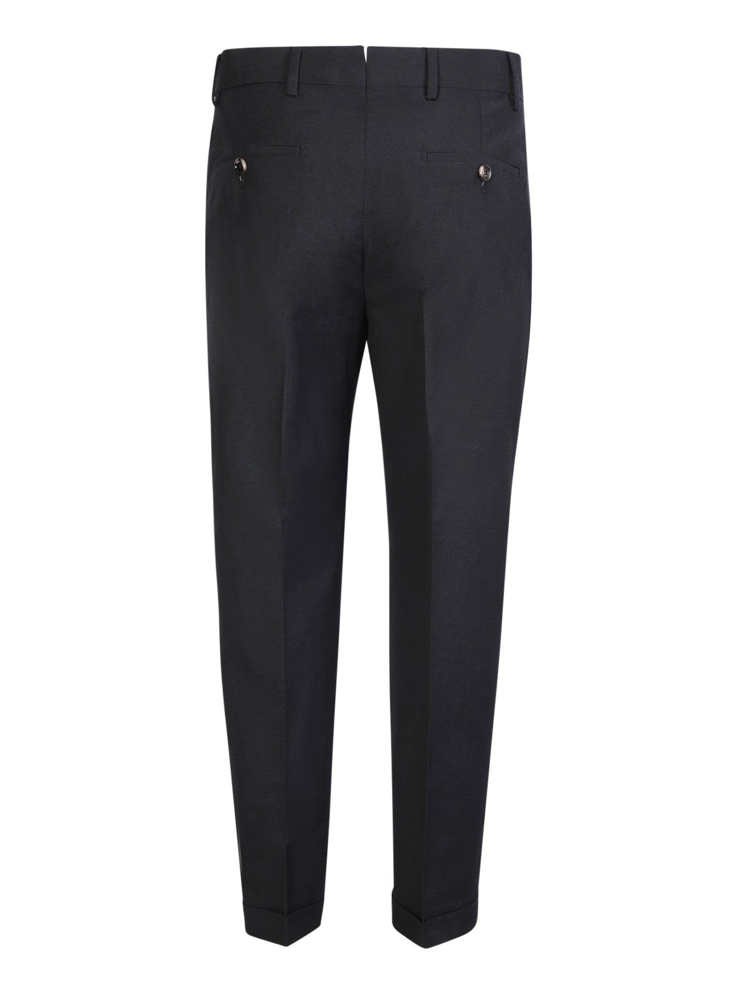 DELL'OGLIO Sleek Straight Leg Trousers for Men
