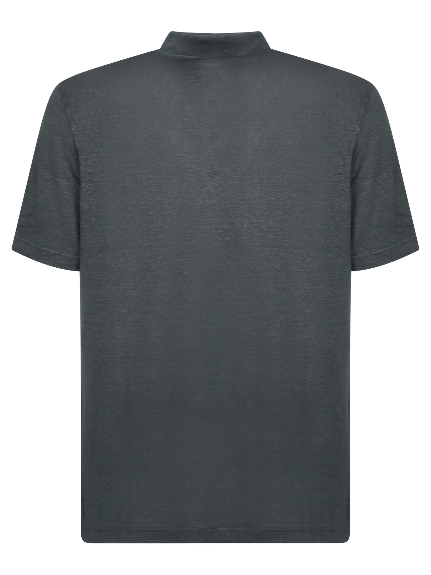 DELL'OGLIO Men's Mini Collar Polo T-Shirt