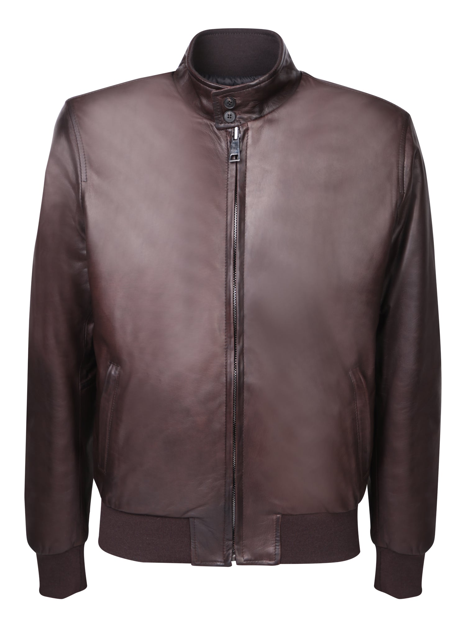 DELL'OGLIO Sleek Bomber Jacket for Men