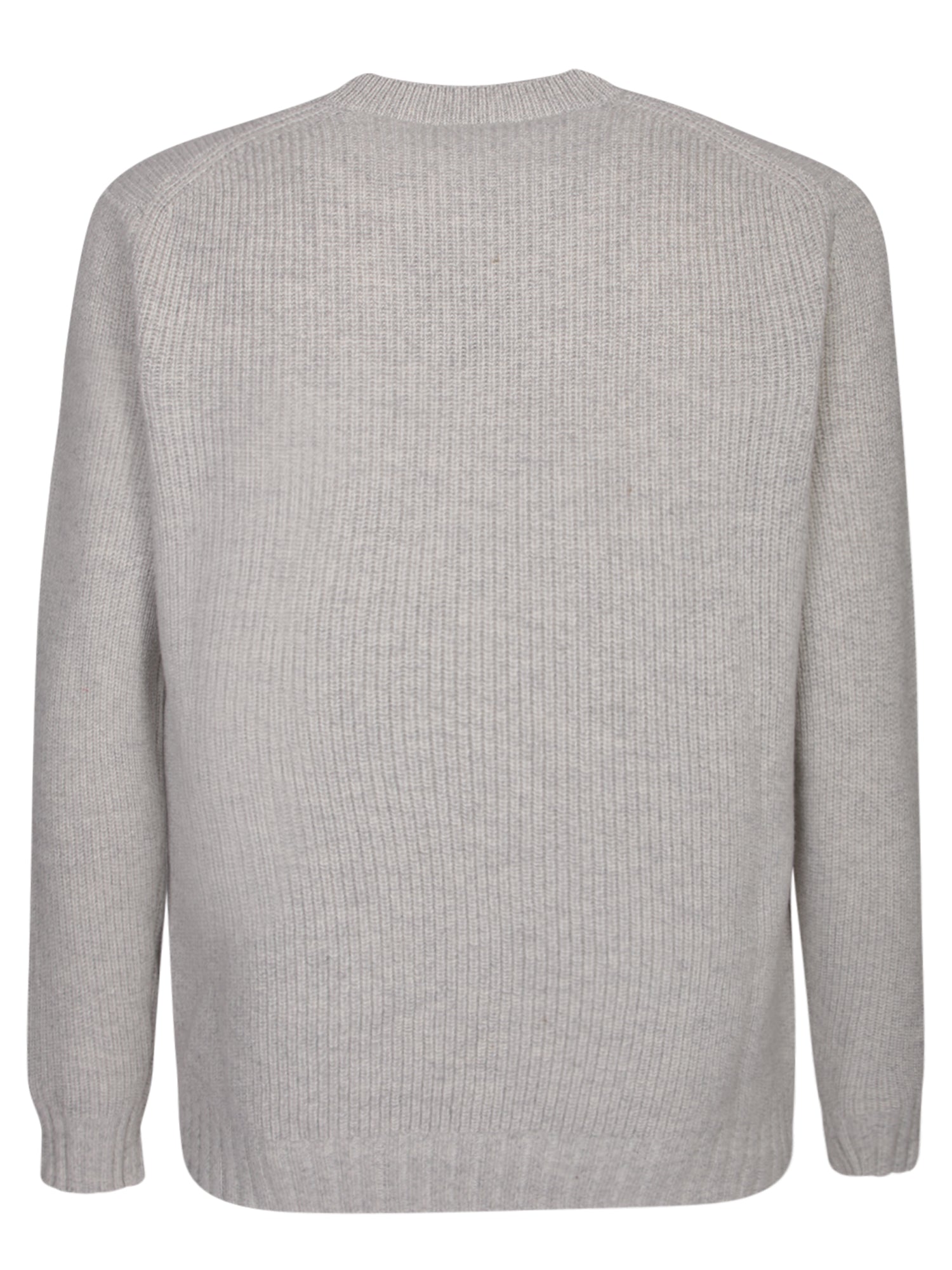 DELL'OGLIO Classic Round Neck Pullover in Luxury Knit