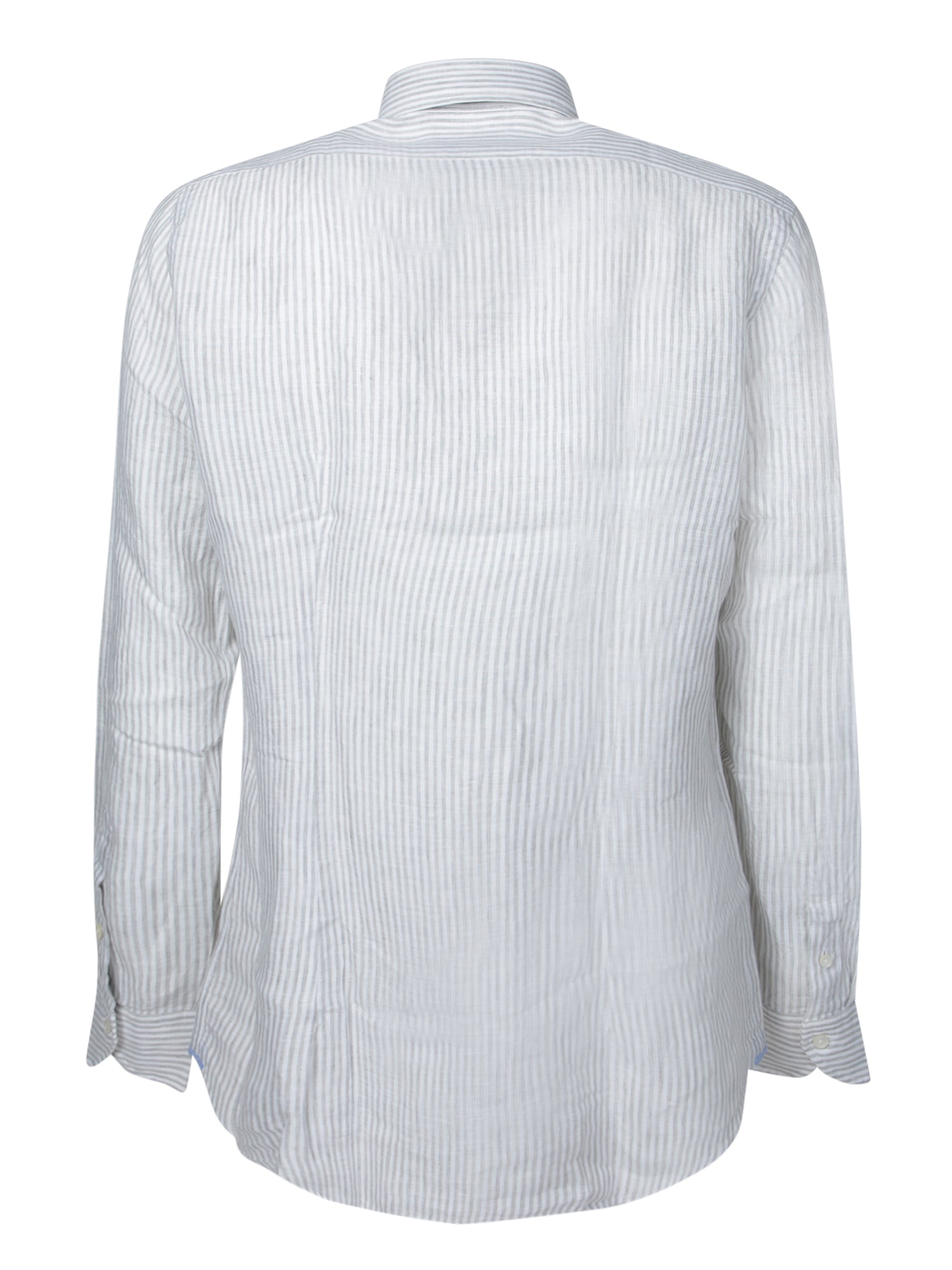 DELL'OGLIO Classic Long Sleeve Linen Shirt for Men