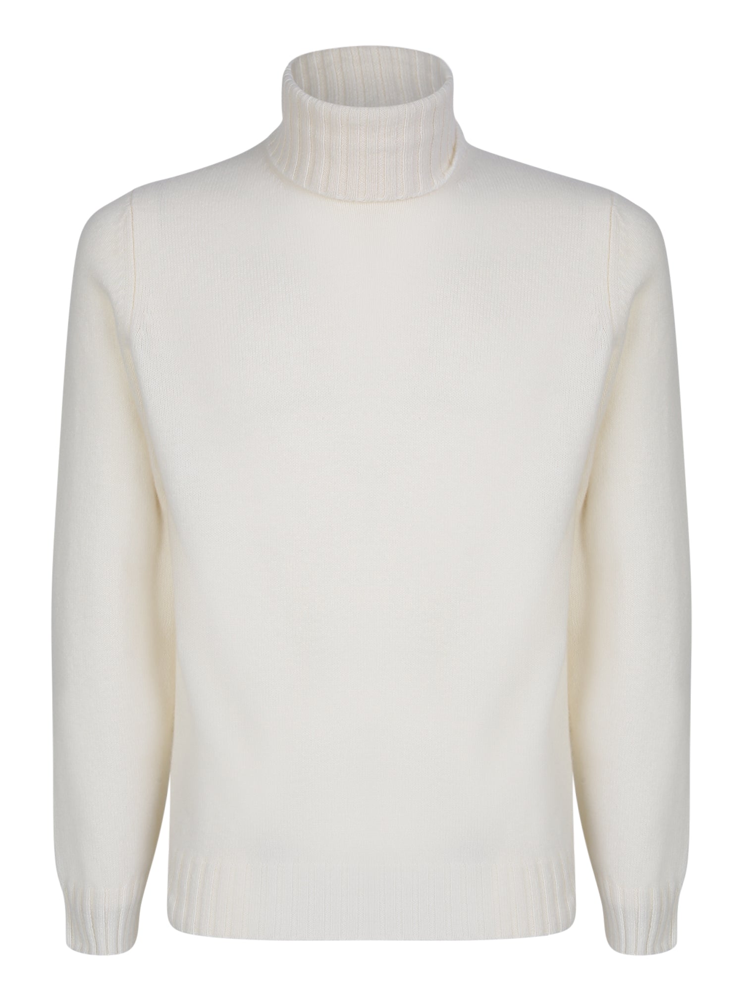 DELL'OGLIO Men's High Collar Knit Sweater