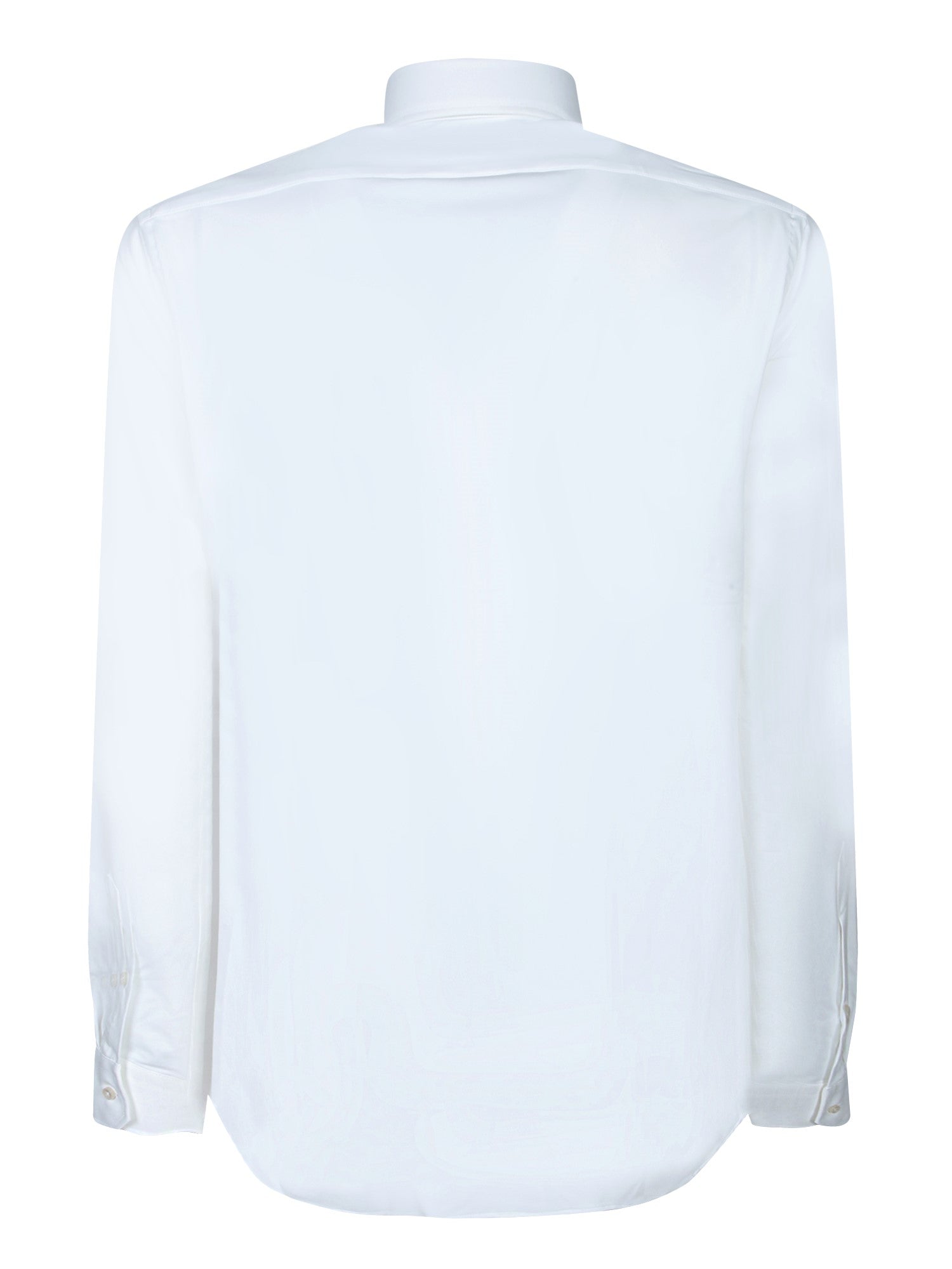DELL'OGLIO Classic Long Sleeve White Shirt for Men