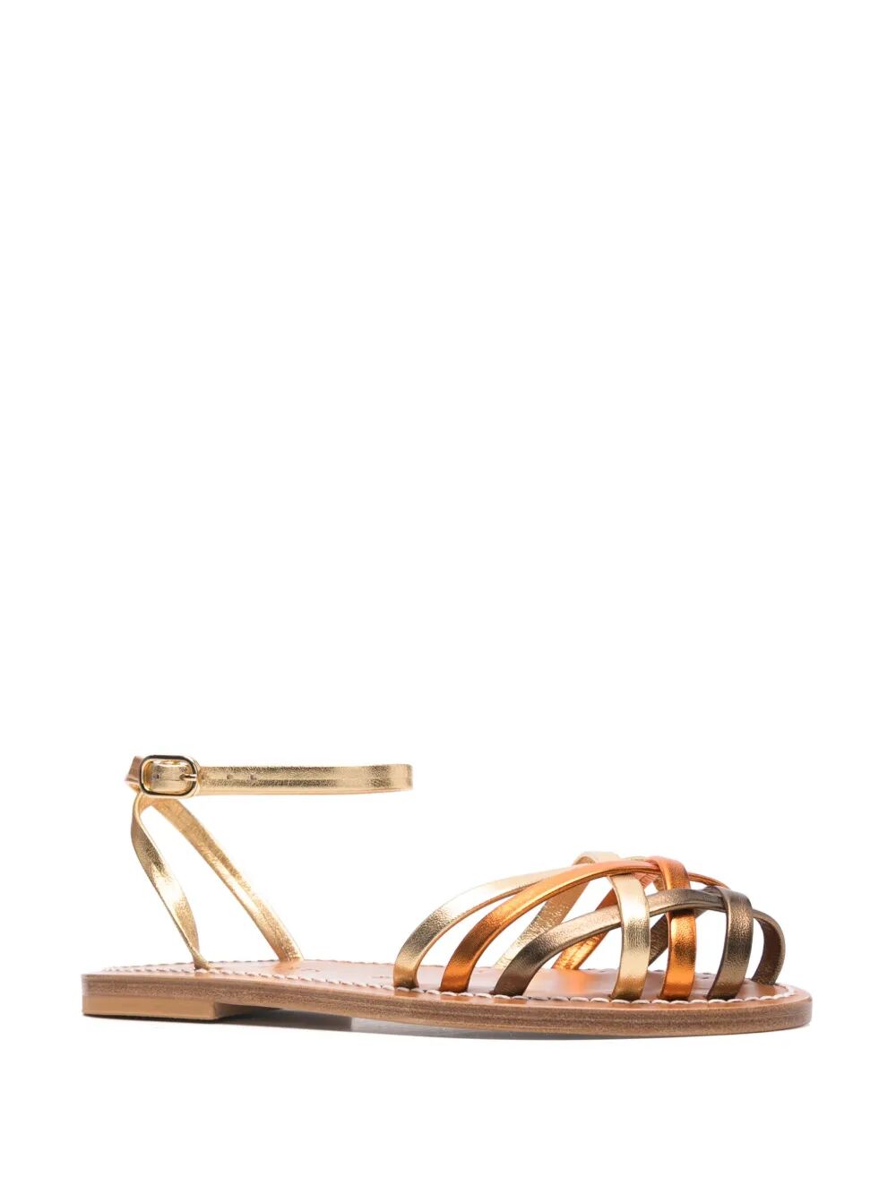 KJACQUES Demetria Metallic Sandals for Women - SS25