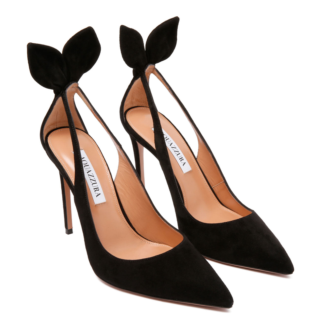 AQUAZZURA Kid Suede Leather Heels for Women