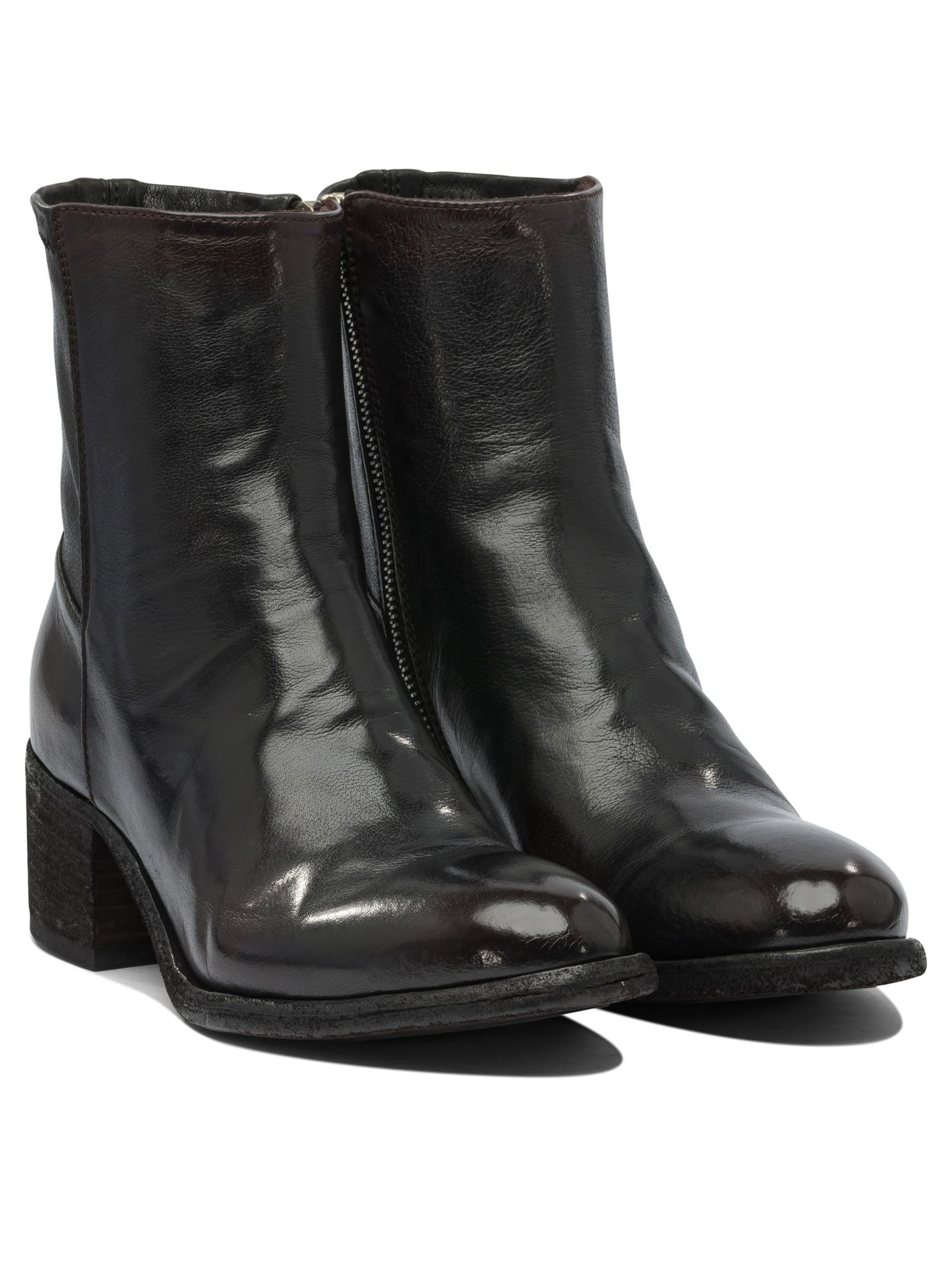 OFFICINE CREATIVE Chic Leather Ankle Boots for Women - FW25