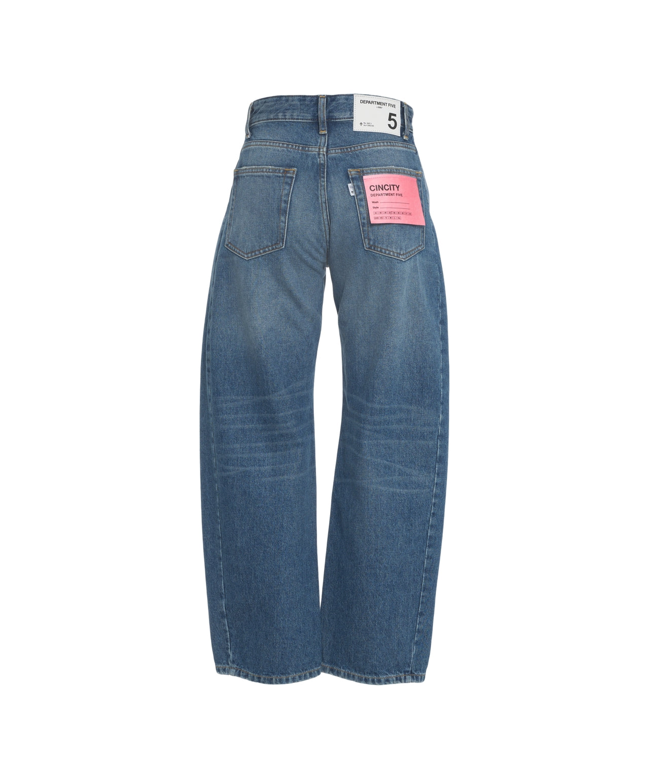 DEPARTMENT 5 High-Waisted Wide Leg Boyfriend Jeans