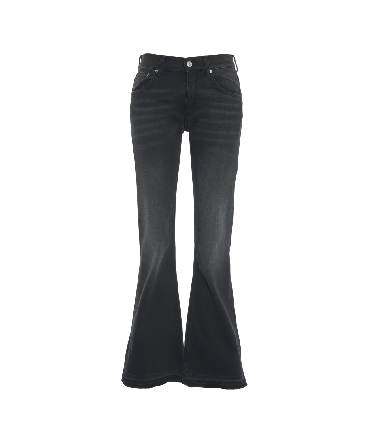 DEPARTMENT 5 Women's Flared Jeans with Frayed Hem
