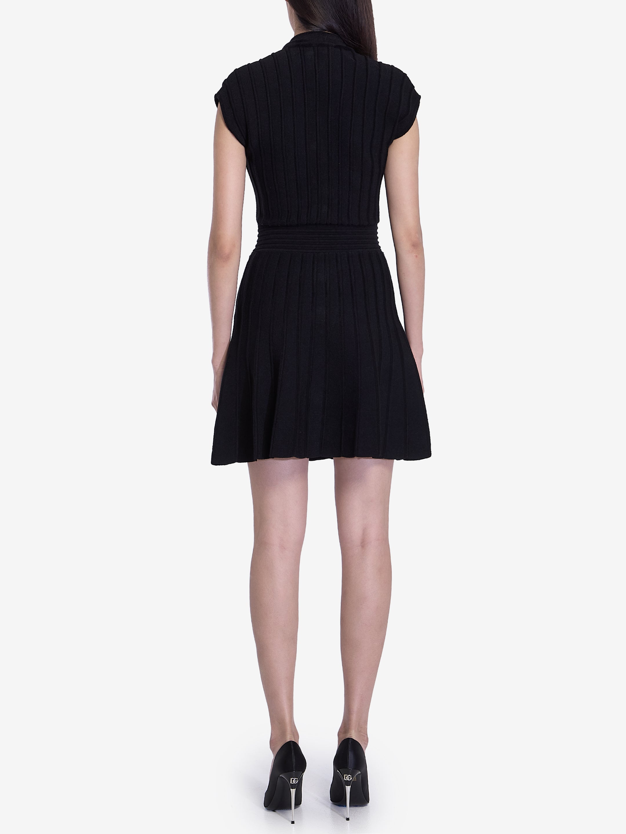 BALMAIN Elegant Velvet Dress for Women - Size 36
