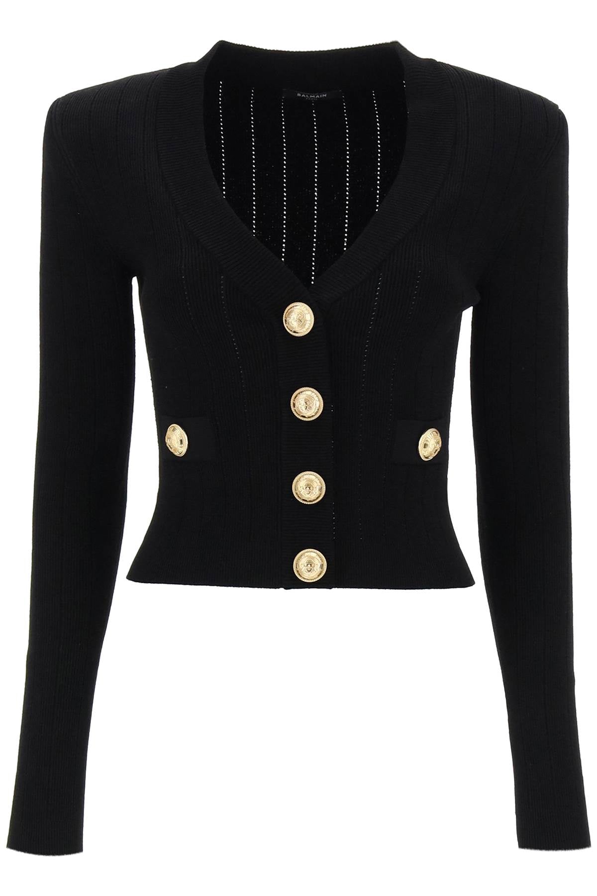 BALMAIN Cropped Cardigan