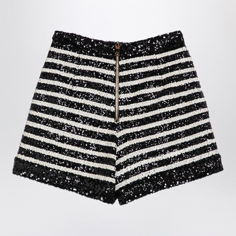 BALMAIN Sequin Mini Shorts