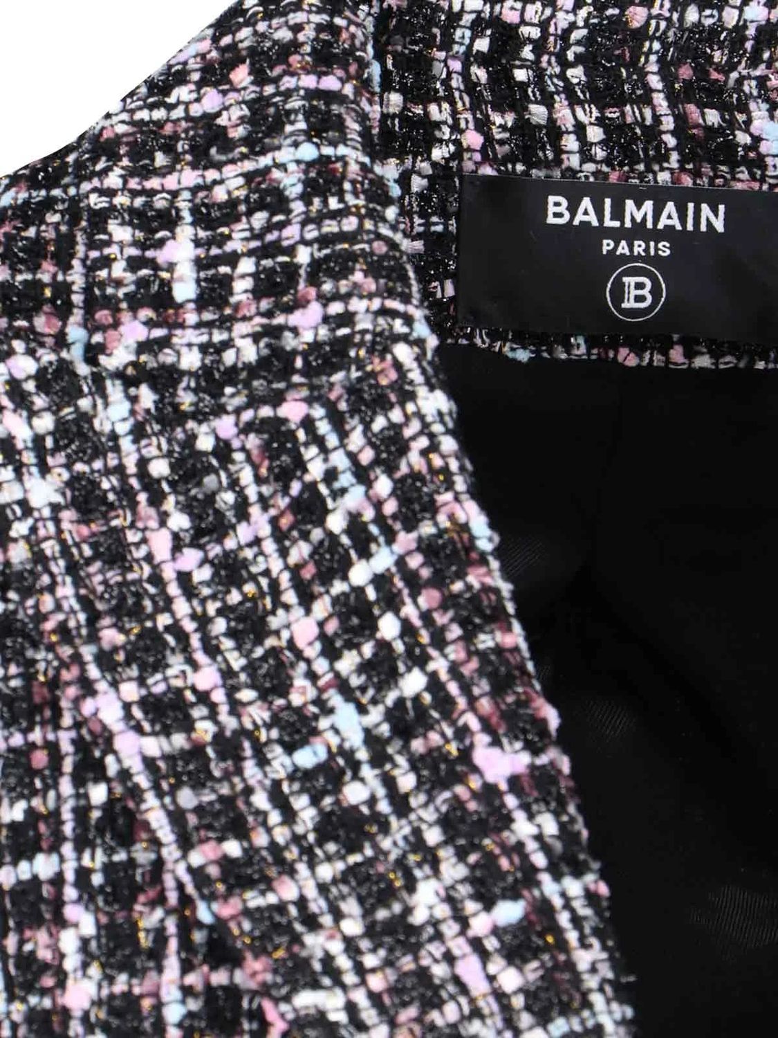 BALMAIN Mini Tweed Blazer Dress