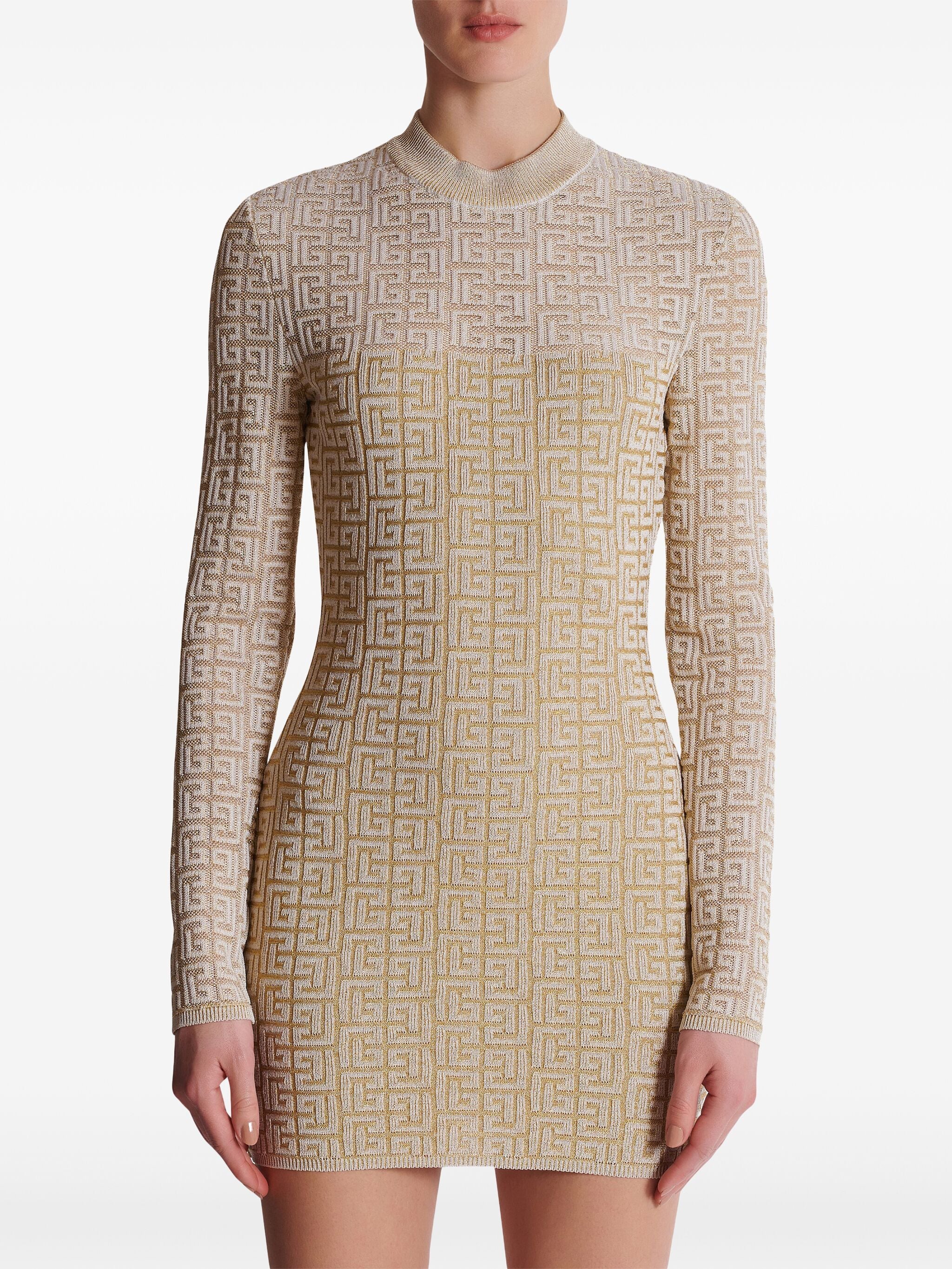 BALMAIN Labyrinth Mini Dress for Women - Fall/Winter 2025