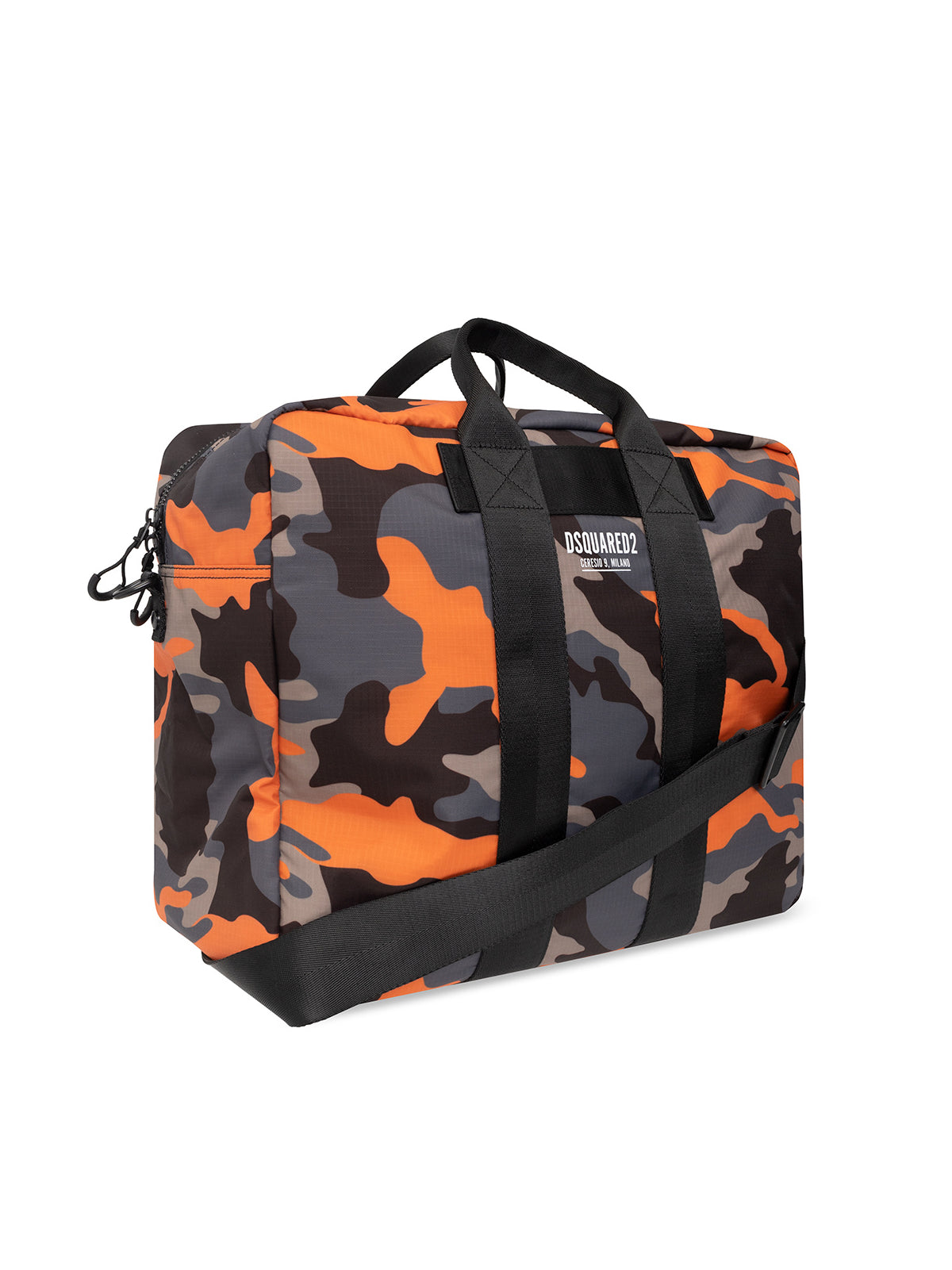 DSQUARED2 Camo Logo Duffle Handbag 44x38x24 CM