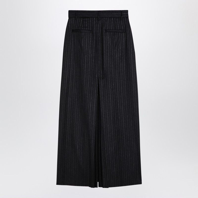DEPARTMENT FIVE Pinstripe Wool-Blend Long Skirt