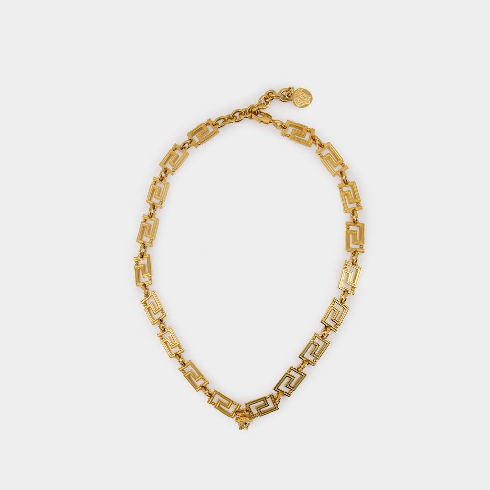 VERSACE Elegant Greek-Inspired Necklace for Women
